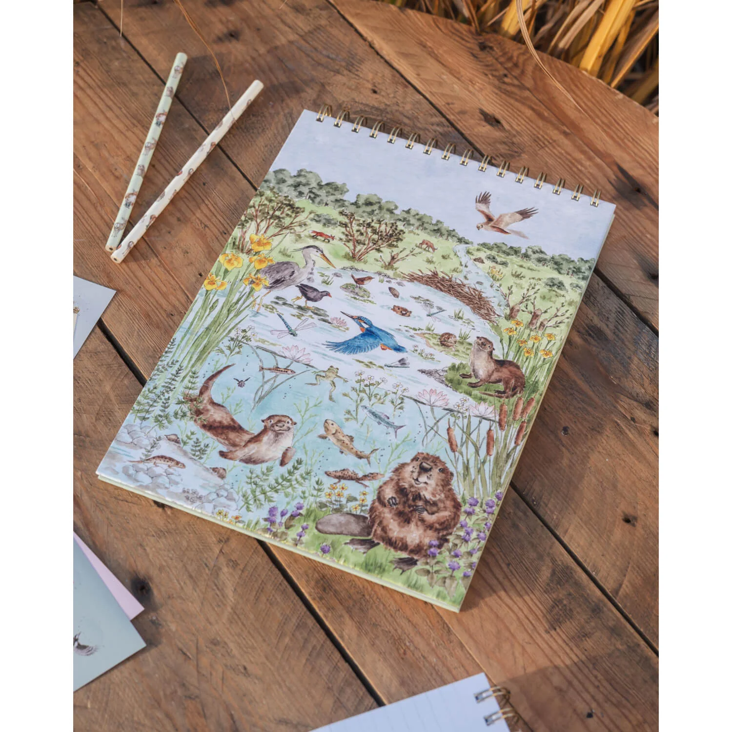 Wrendale Designs by Hannah Dale Nature A4 Sketchbook - The Riverbank - Image 6