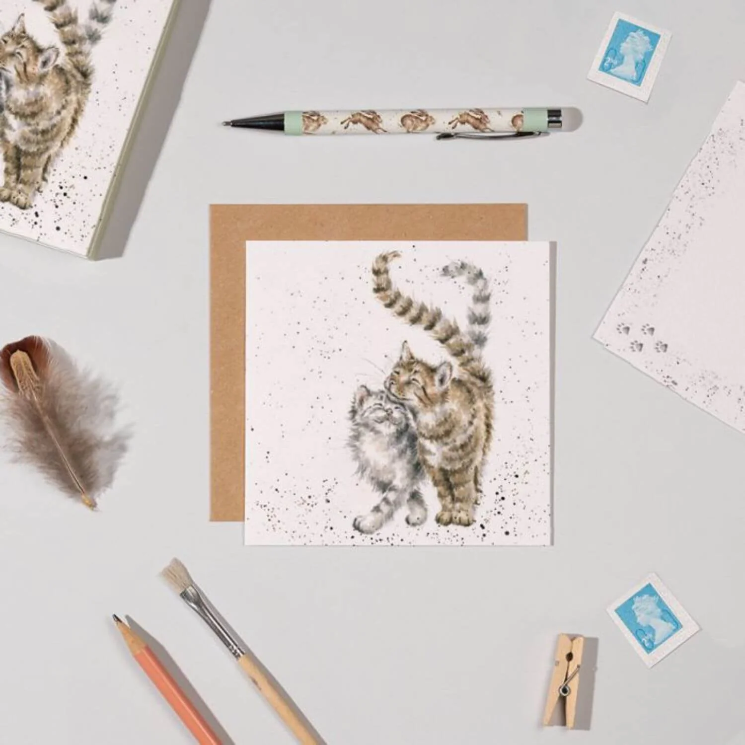 Wrendale Designs by Hannah Dale Notecard Pack - Feline Good - Image 2
