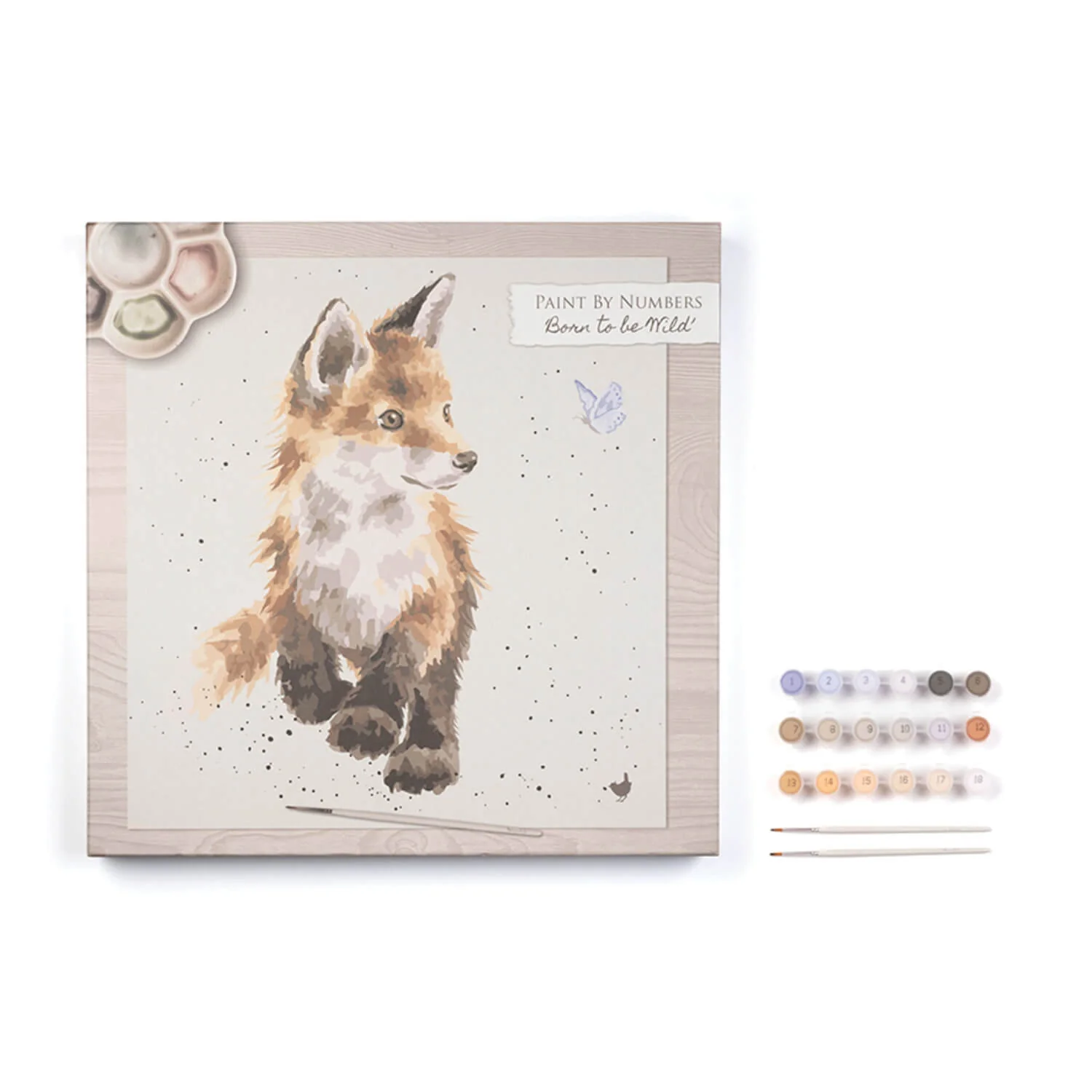 Wrendale Designs by Hannah Dale Paint By Numbers - Born To Be Wild - Fox - Image 4