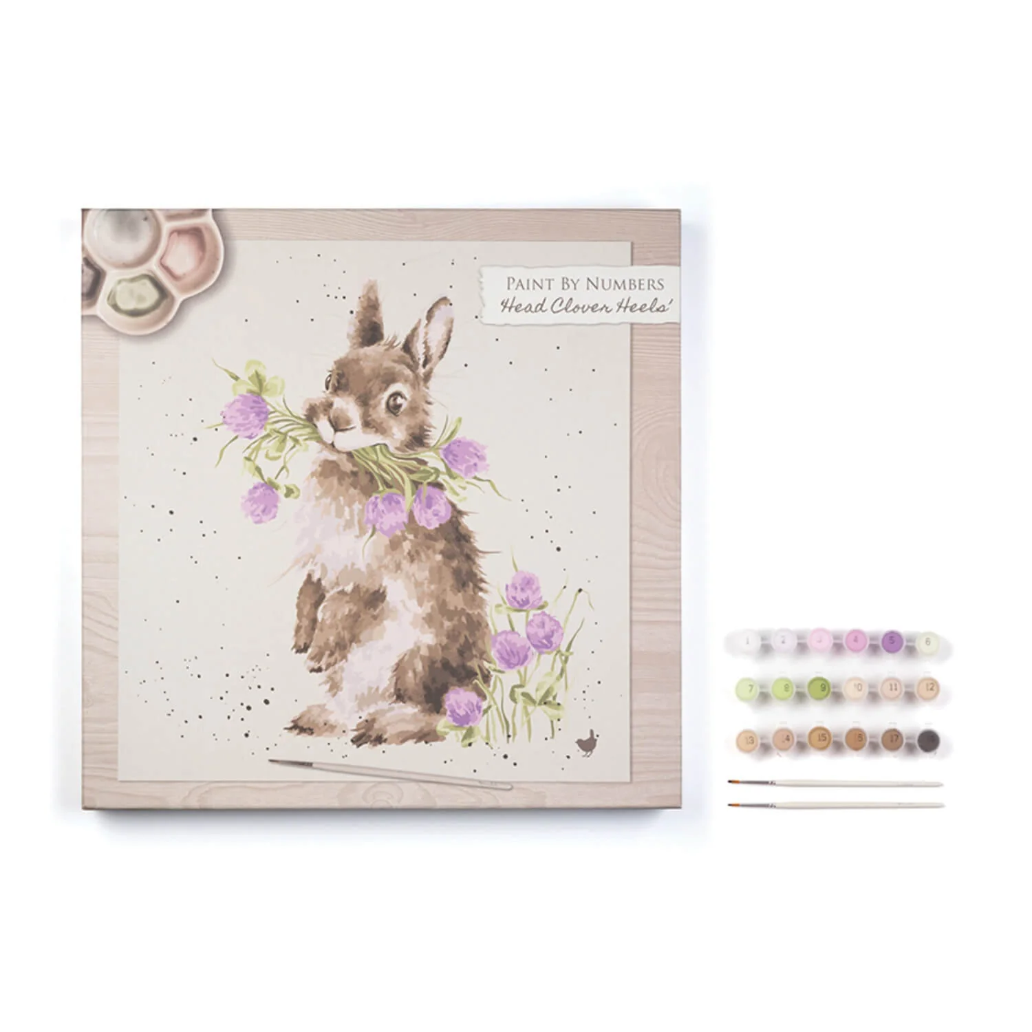 Wrendale Designs by Hannah Dale Paint By Numbers - Head Clover Heels - Rabbit - Image 3
