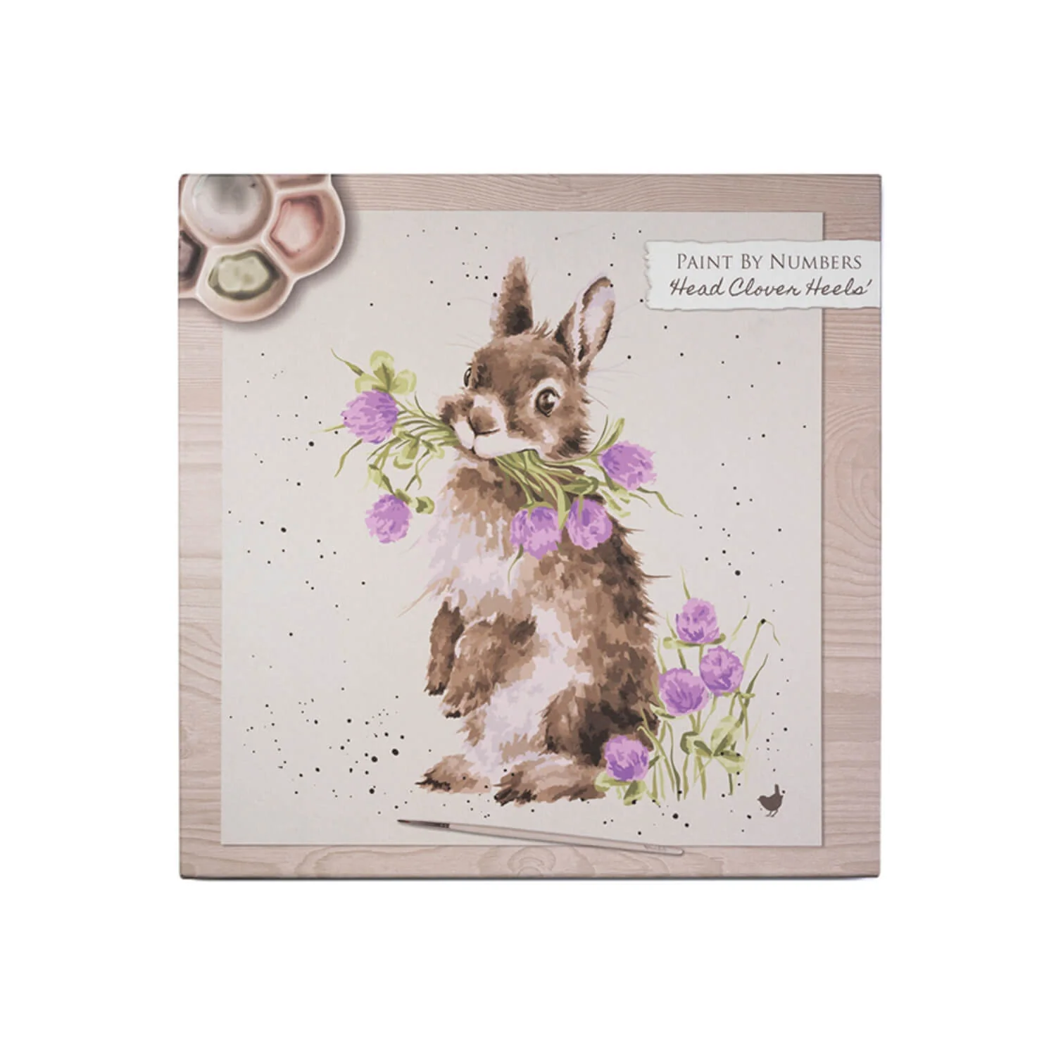 Wrendale Designs by Hannah Dale Paint By Numbers - Head Clover Heels - Rabbit - Image 7