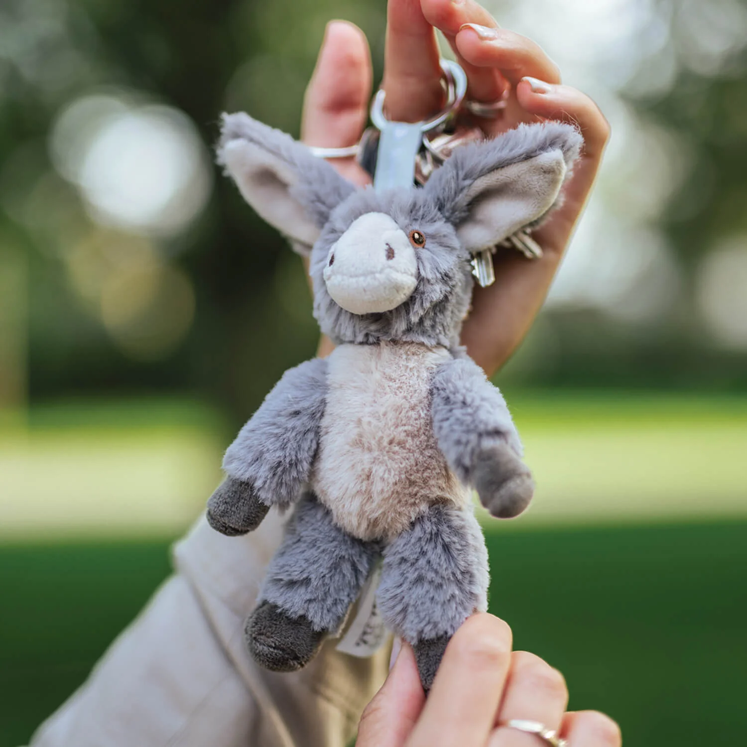 Wrendale Designs by Hannah Dale Plush Keyring - 'Jack' Donkey - Image 2