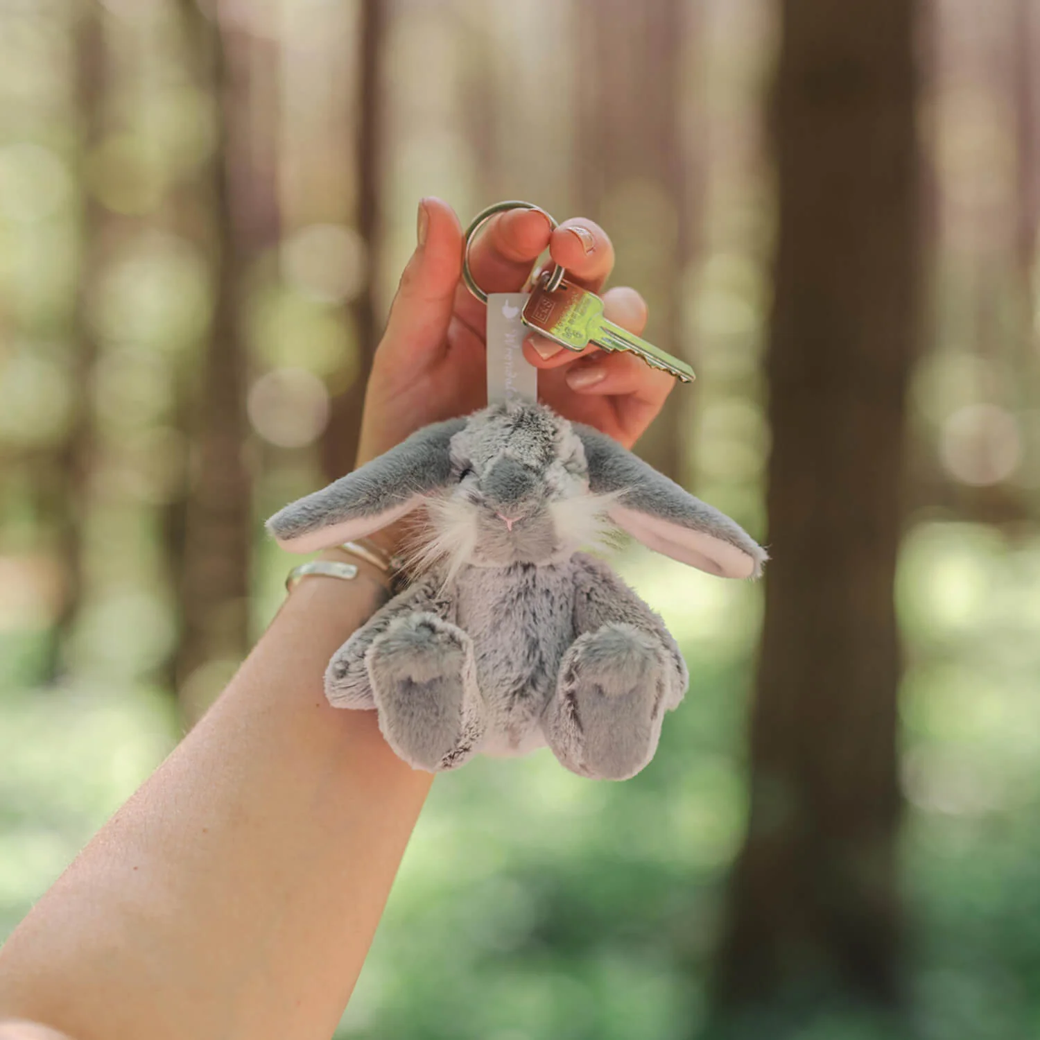 Wrendale Designs by Hannah Dale Plush Keyring - Rosie the Rabbit - Image 2