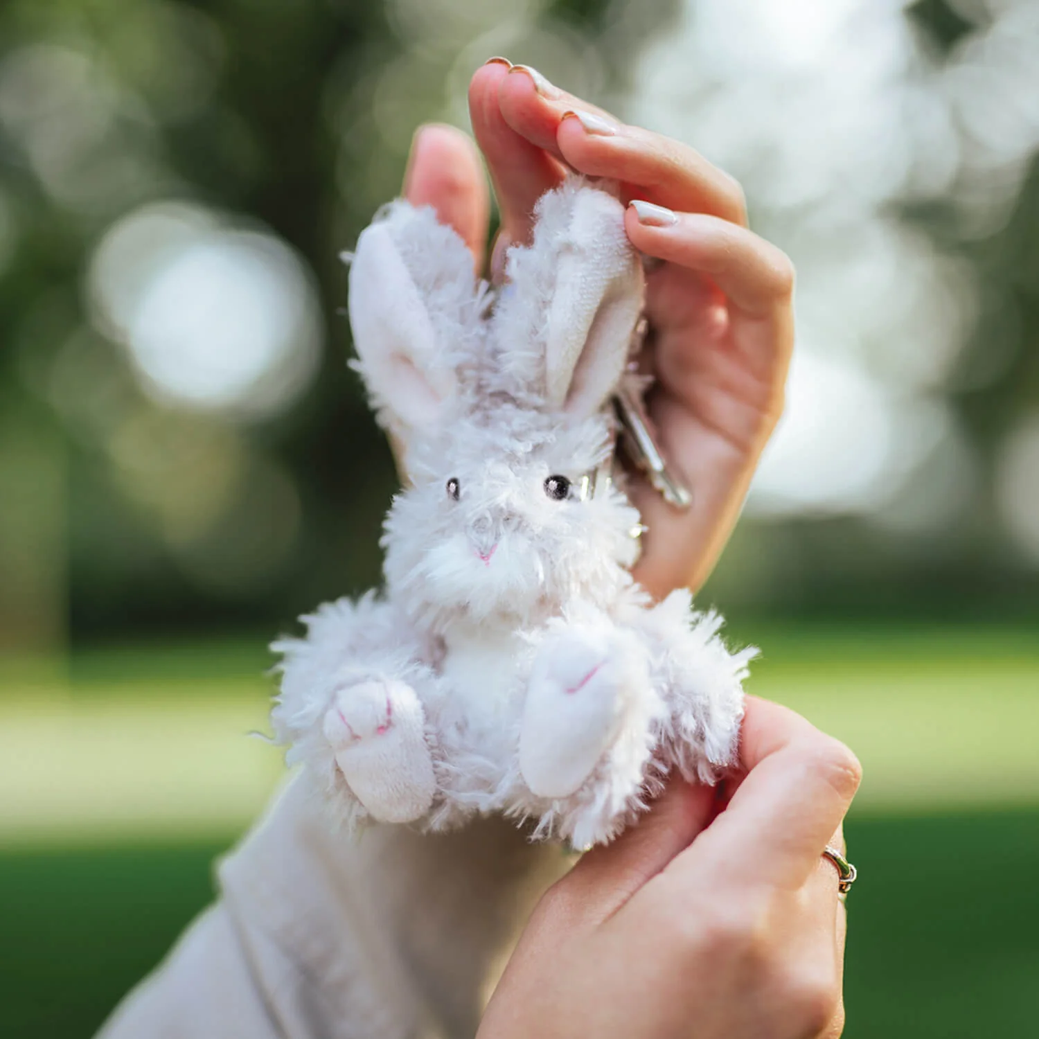 Wrendale Designs by Hannah Dale Plush Keyring - 'Rowan' Hare - Image 2