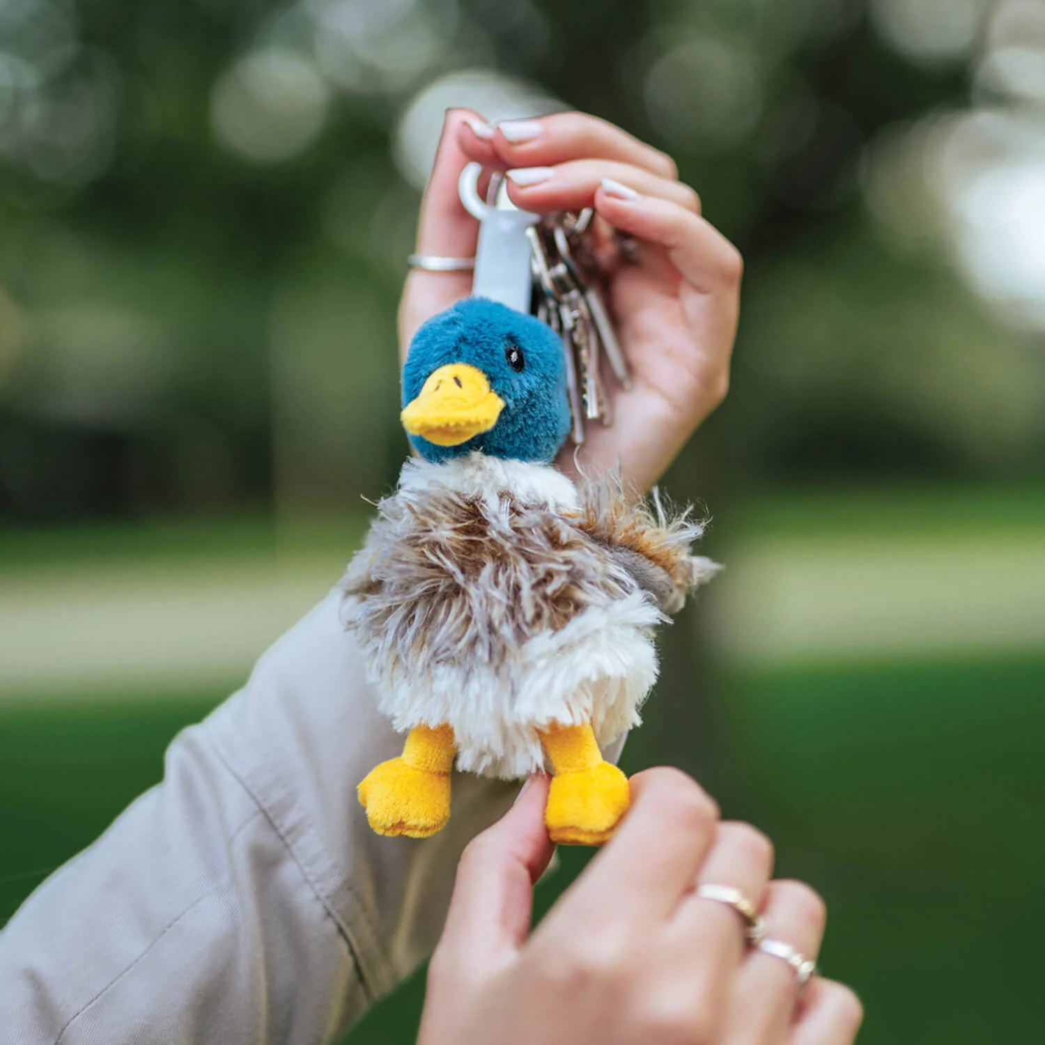 Wrendale Designs by Hannah Dale Plush Keyring - 'Webster' Duck - Image 2