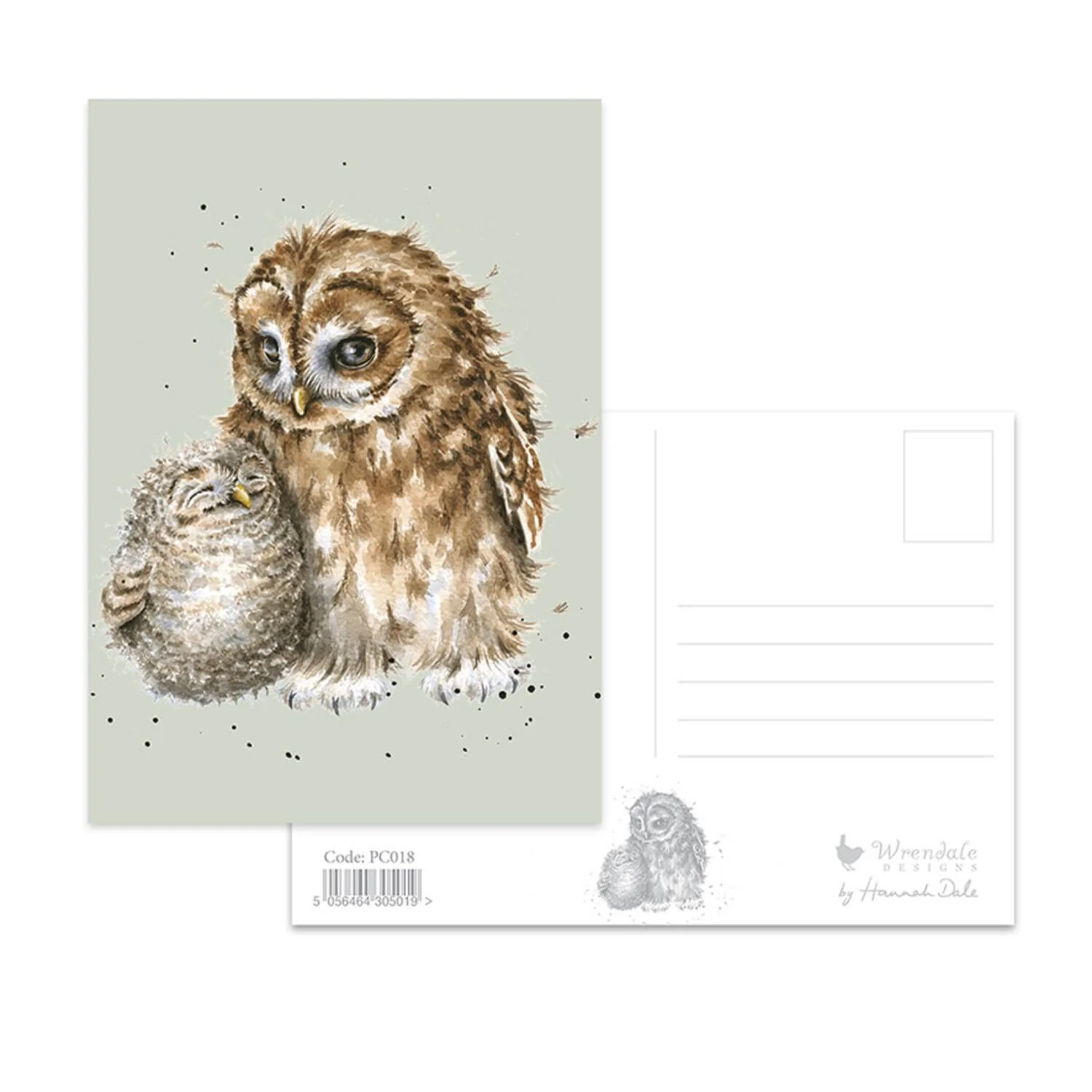 Wrendale Designs by Hannah Dale Postcard - Owlways By Your Side