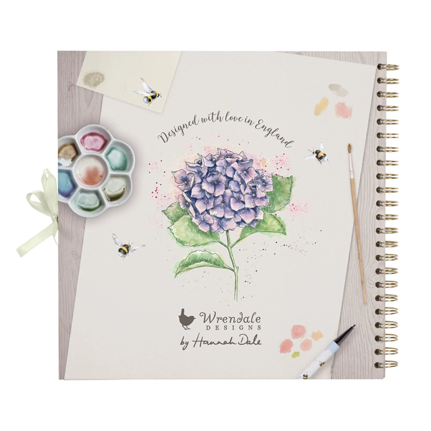 Wrendale Designs by Hannah Dale Scrapbook Album - Hydrangea - Image 2