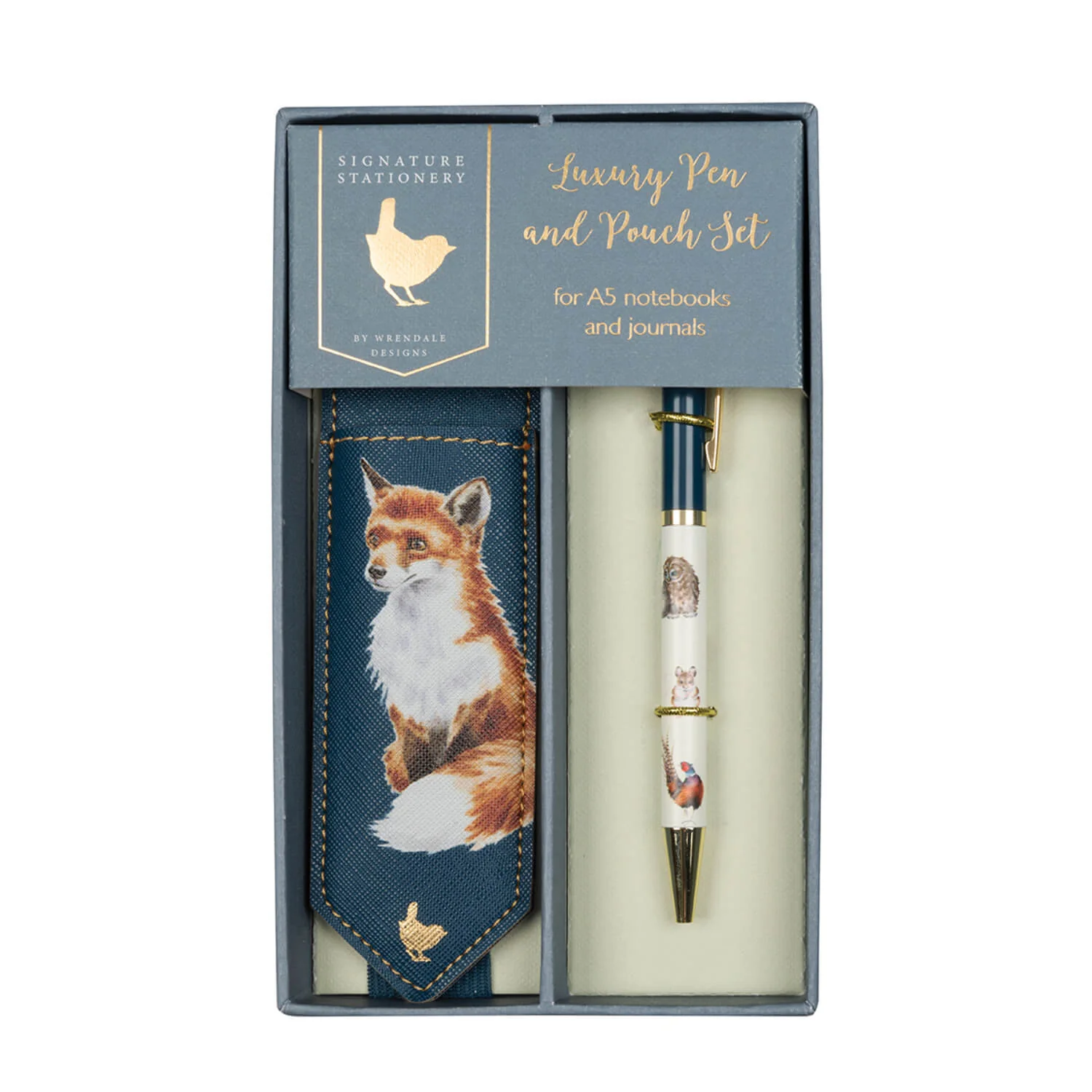 Wrendale Designs by Hannah Dale Signature Luxury Pen Set - Fox - Image 3
