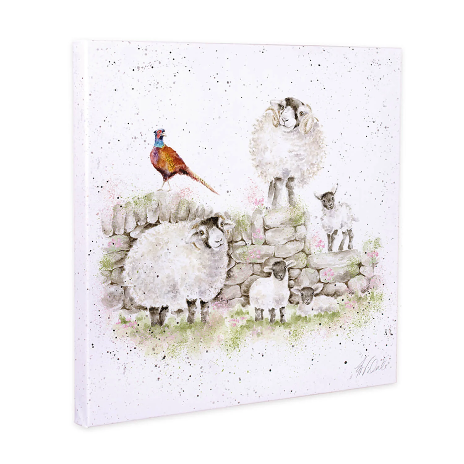 Wrendale Designs by Hannah Dale Small Canvas - Green Pastures