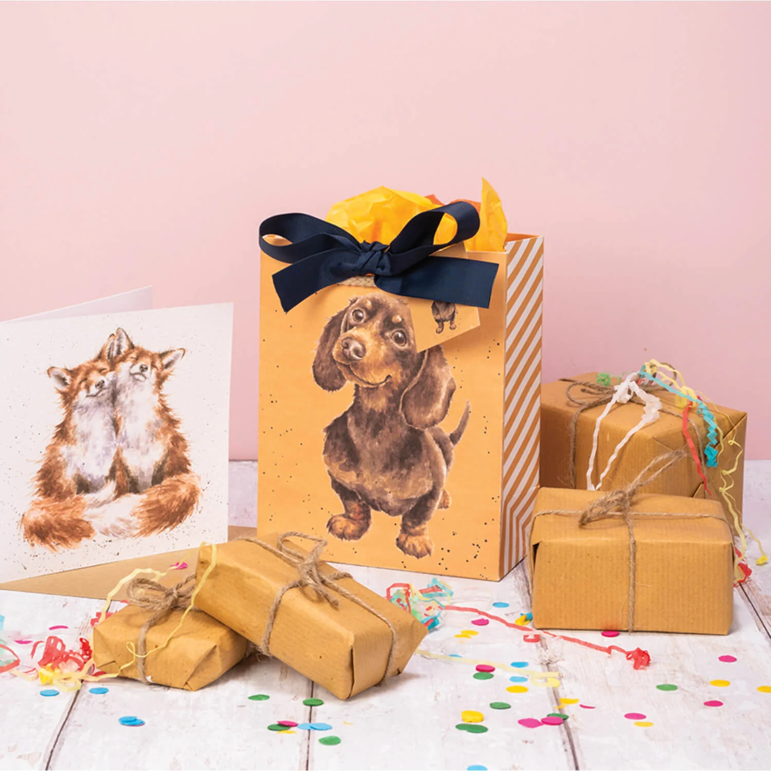Wrendale Designs by Hannah Dale Small Gift Bag - Little Sausage - Image 2