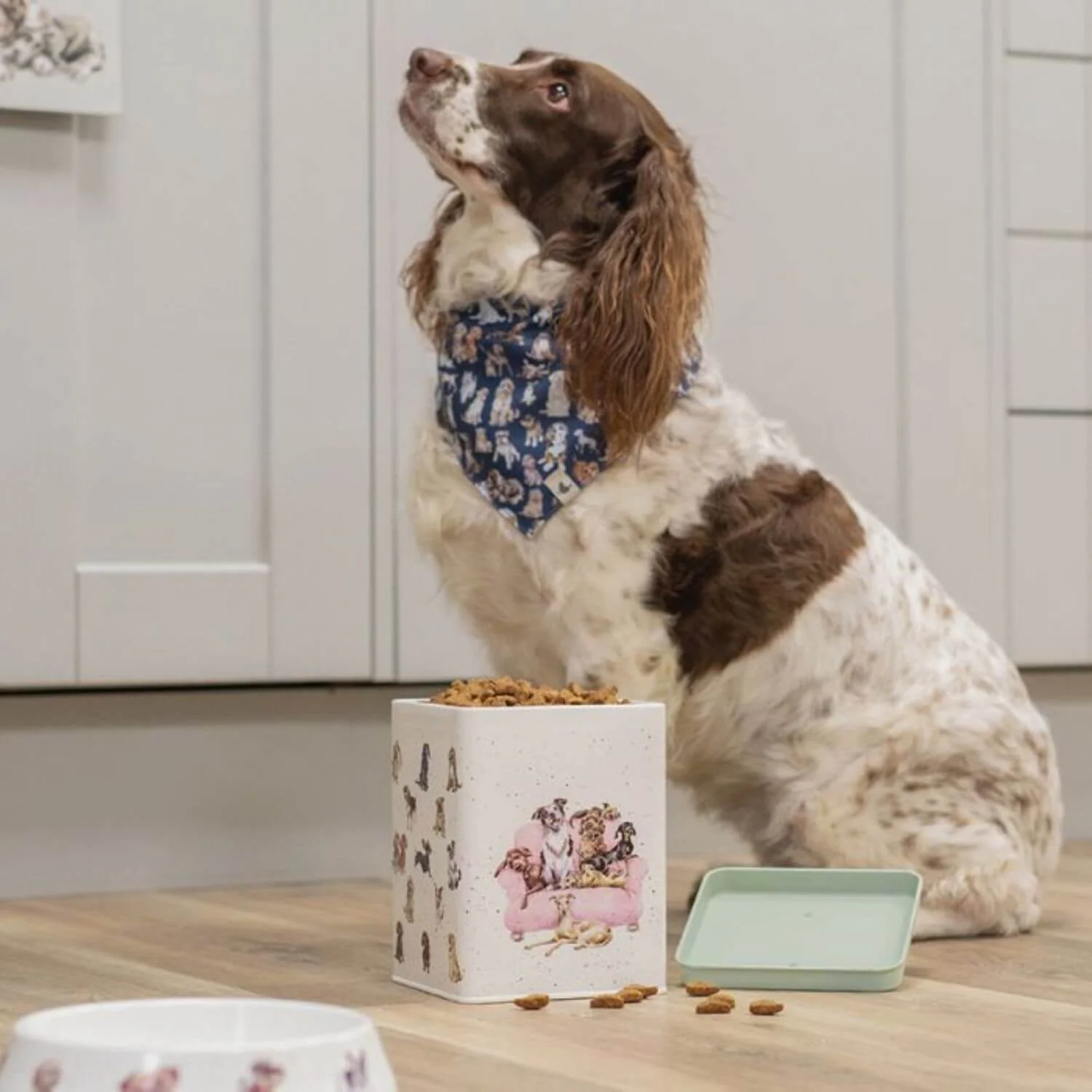 Wrendale Designs by Hannah Dale Square Dog Treat Tin - Image 5