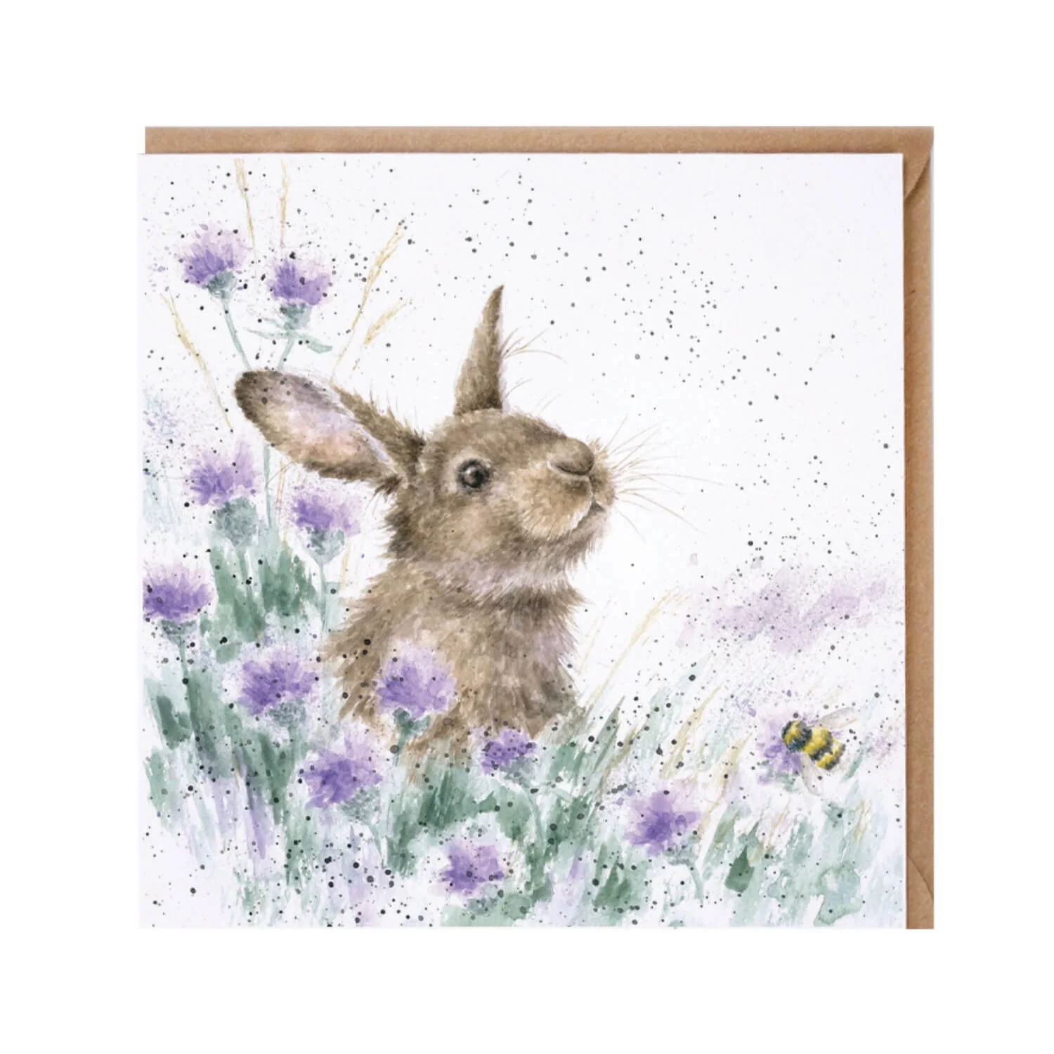 Wrendale Designs by Hannah Dale 'The Meadow' Card - Rabbit