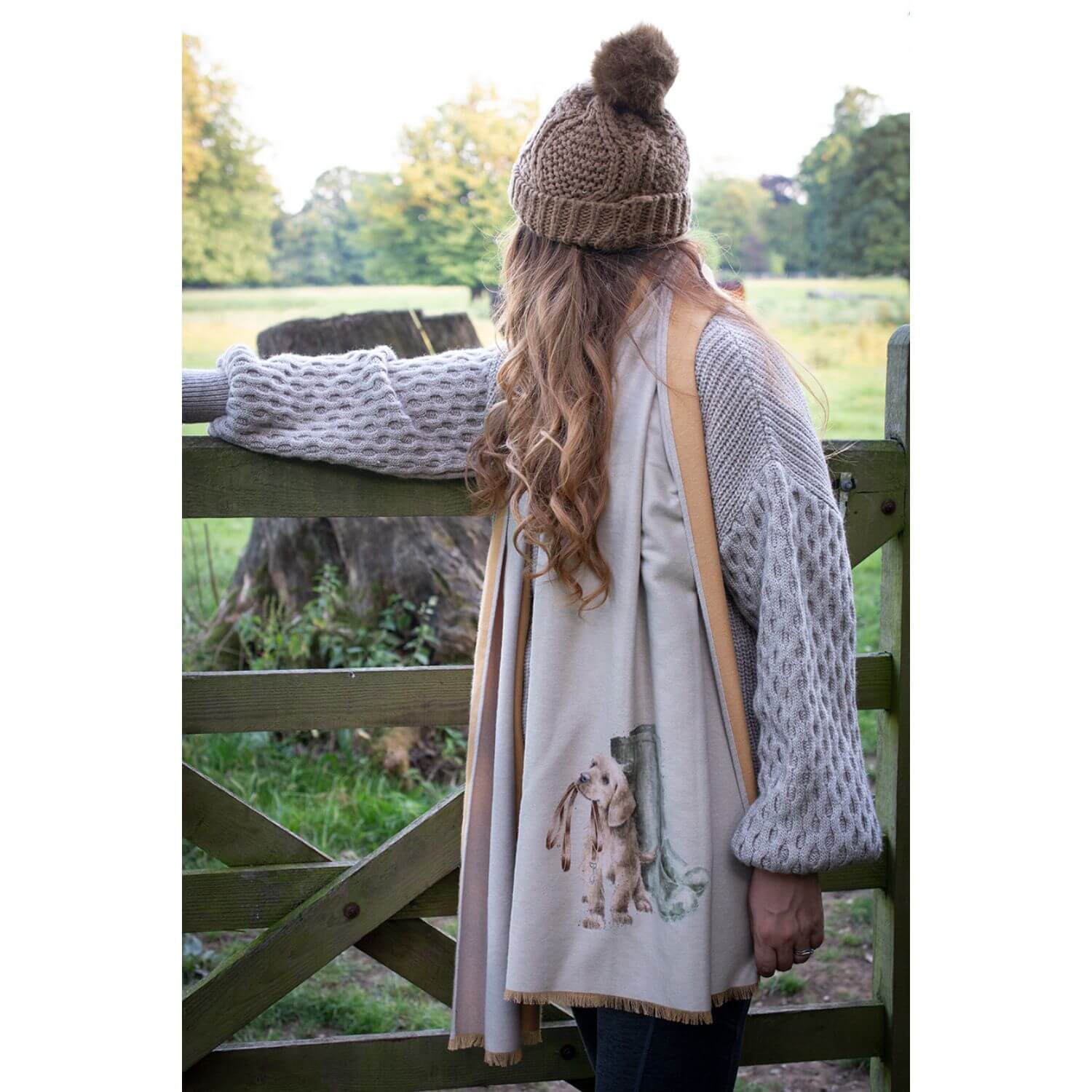 Wrendale Designs by Hannah Dale Winter Scarf - Hopeful - Image 4