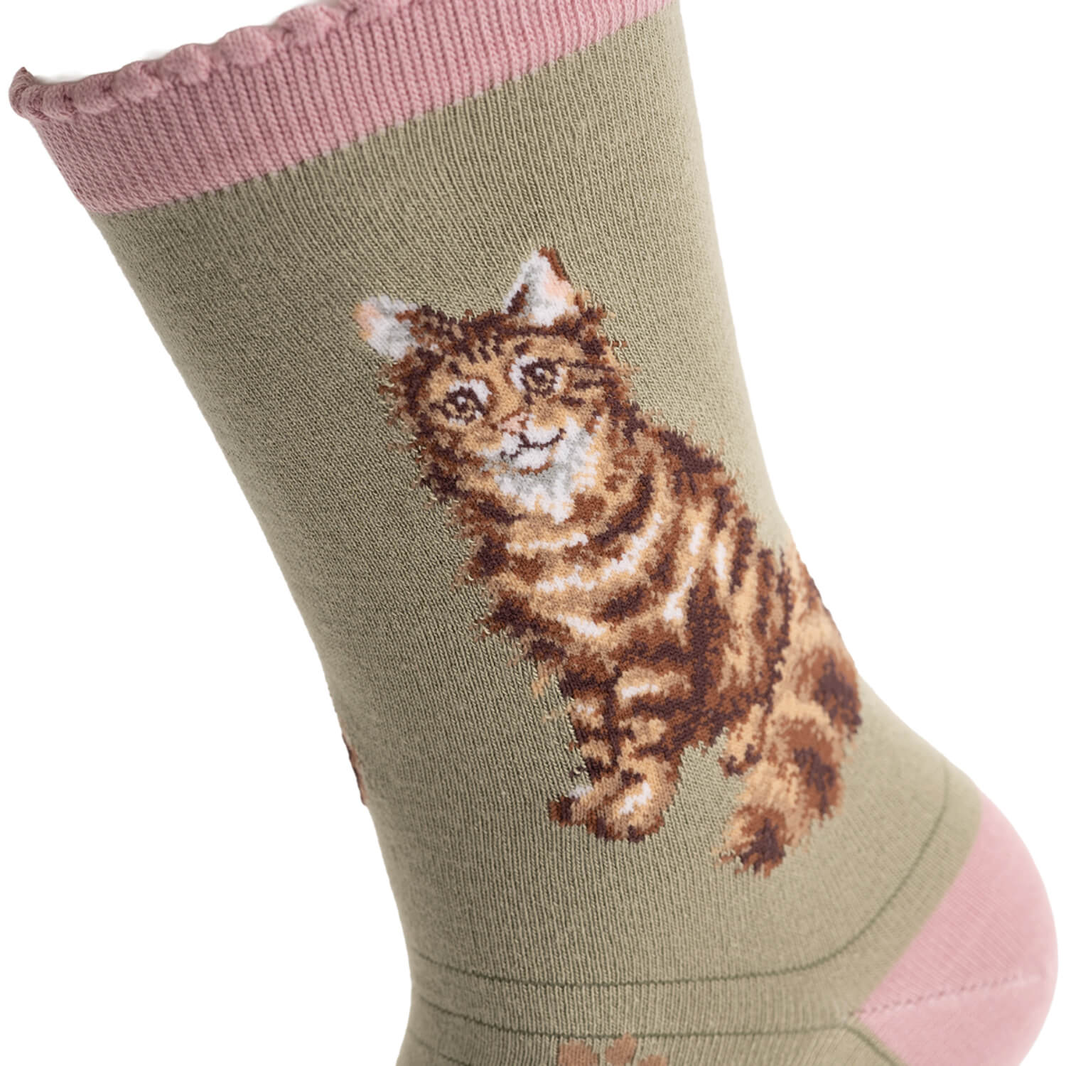 Wrendale Designs by Hannah Dale Womens Bamboo Socks - Feline Fabulous - Cat - Image 6