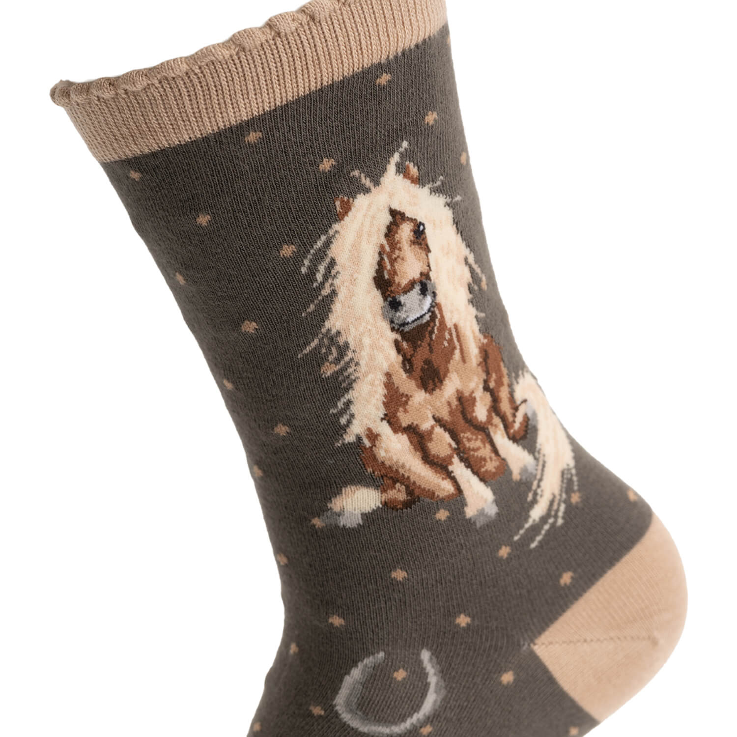 Wrendale Designs by Hannah Dale Womens Bamboo Socks - Gloria - Horse - Image 5