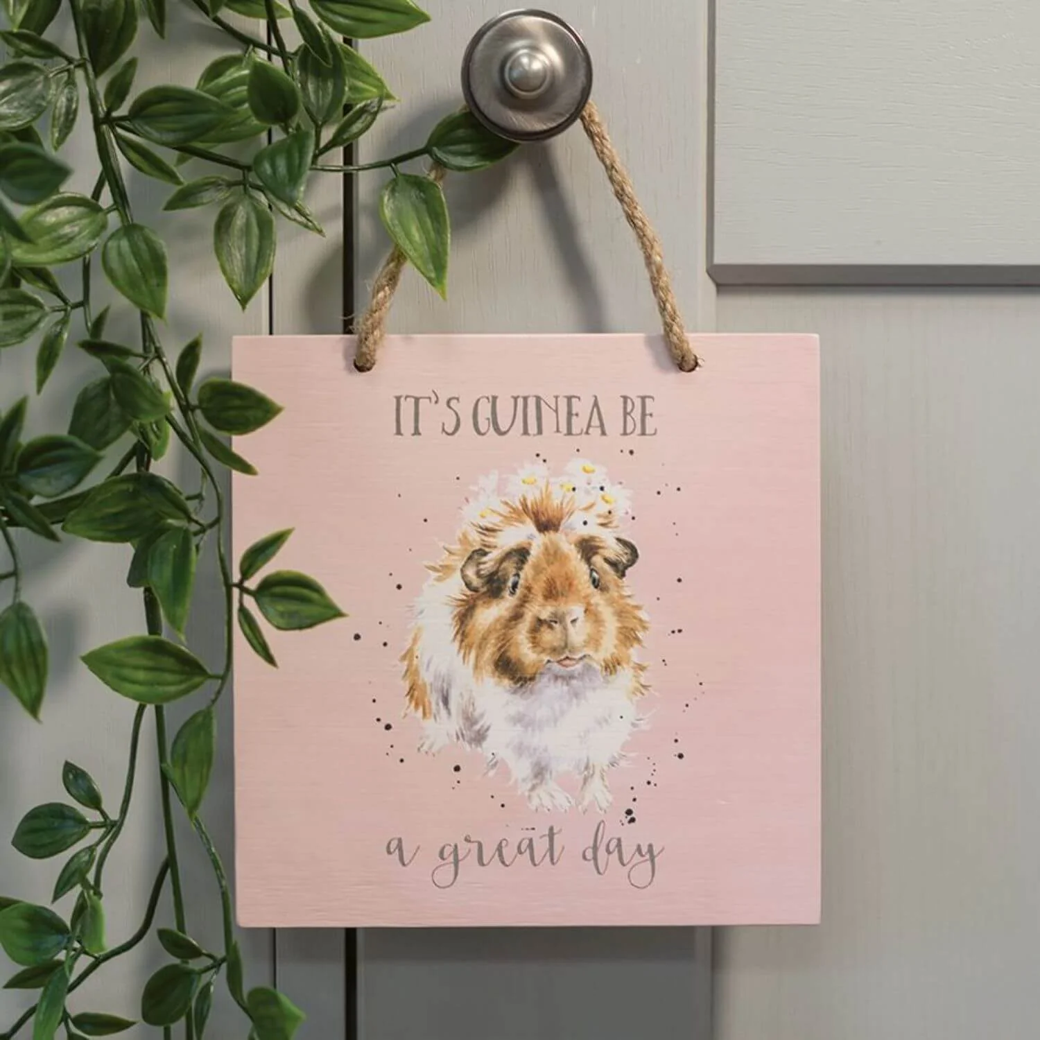 Wrendale Designs Wooden Plaque - It's Guinea Be A Great Day - Image 2