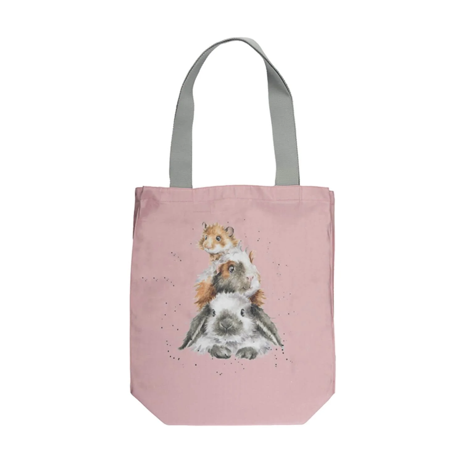 Wrendale Designs Canvas Tote Bag - Piggy In The Middle