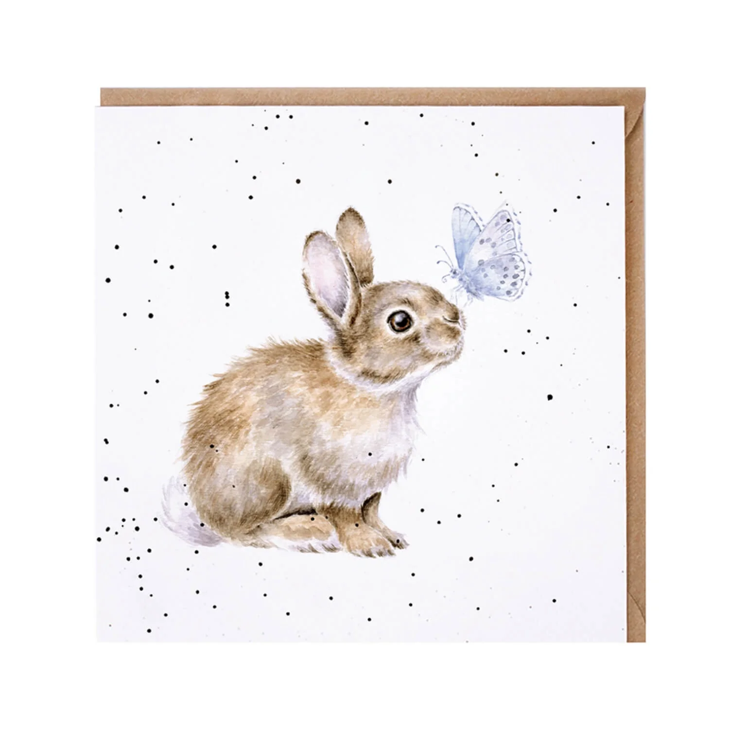 Wrendale Designs Card by Hannah Dale Card - I Spy A Butterfly - Rabbit