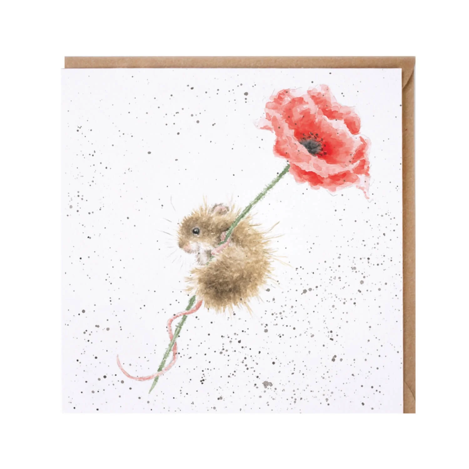 Wrendale Designs Card by Hannah Dale Card - Poppy - Mouse