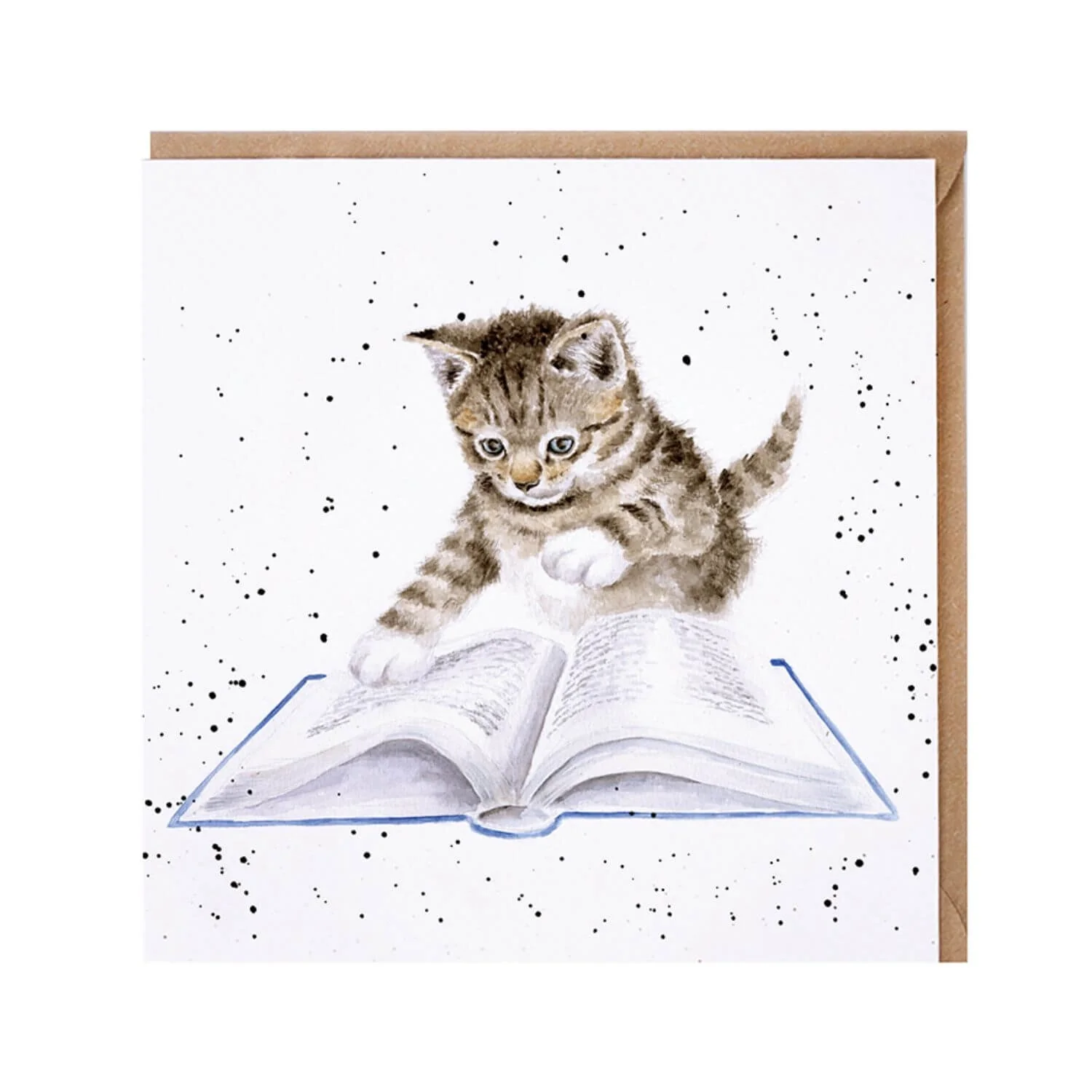 Wrendale Designs by Hannah Dale Card - The Bookworm