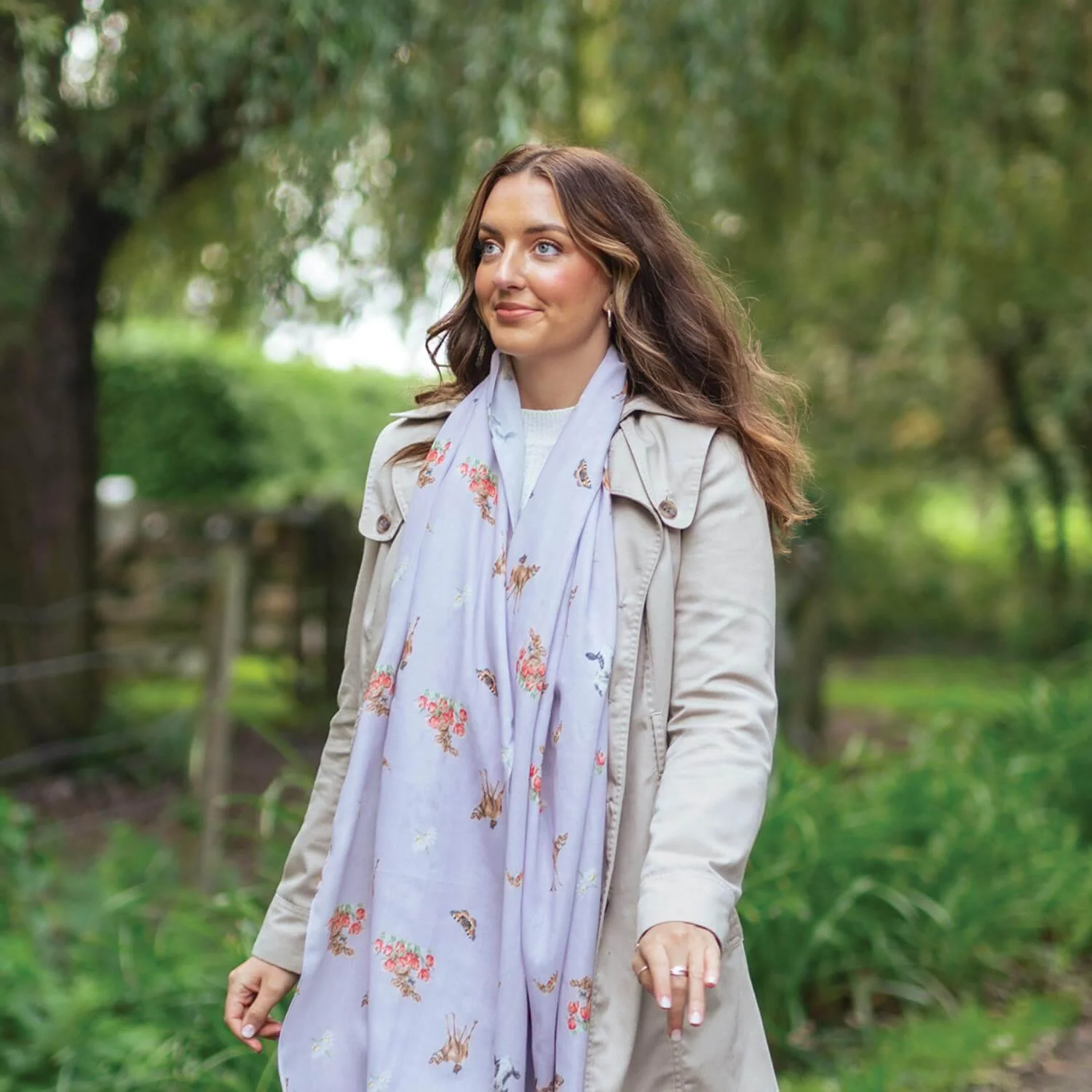 Wrendale Designs Everyday Scarf - Flutterly Fabulous - Cow - Image 4