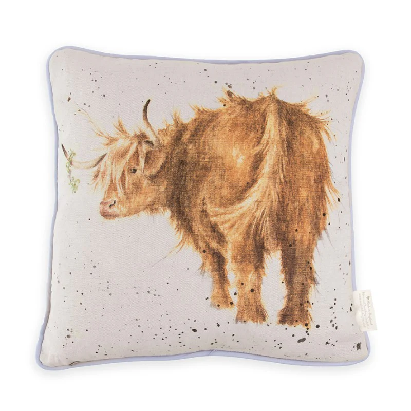 Wrendale Designs by Hannah Dale Cushion - Highland Heathers - Image 2