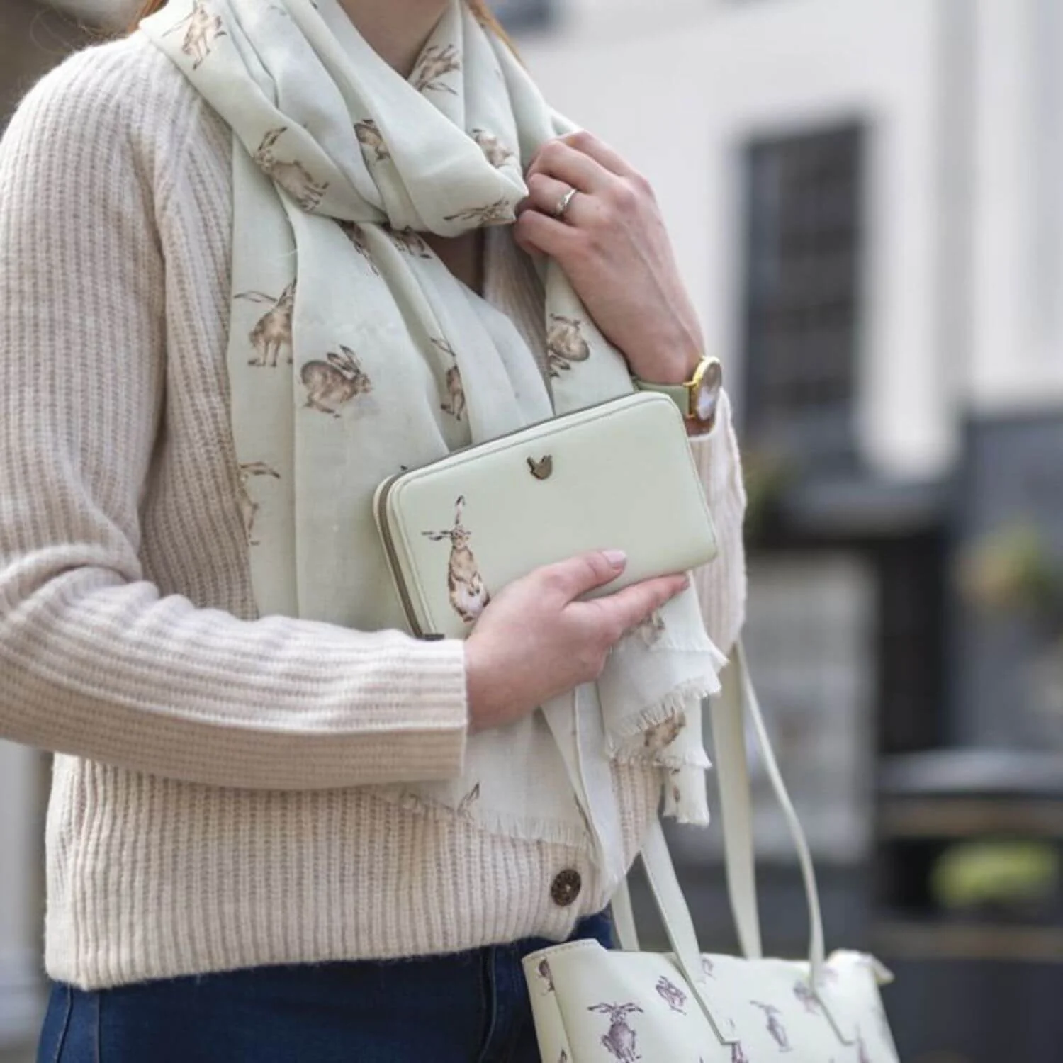 Wrendale Designs Large Purse - Hare Brained - Image 4