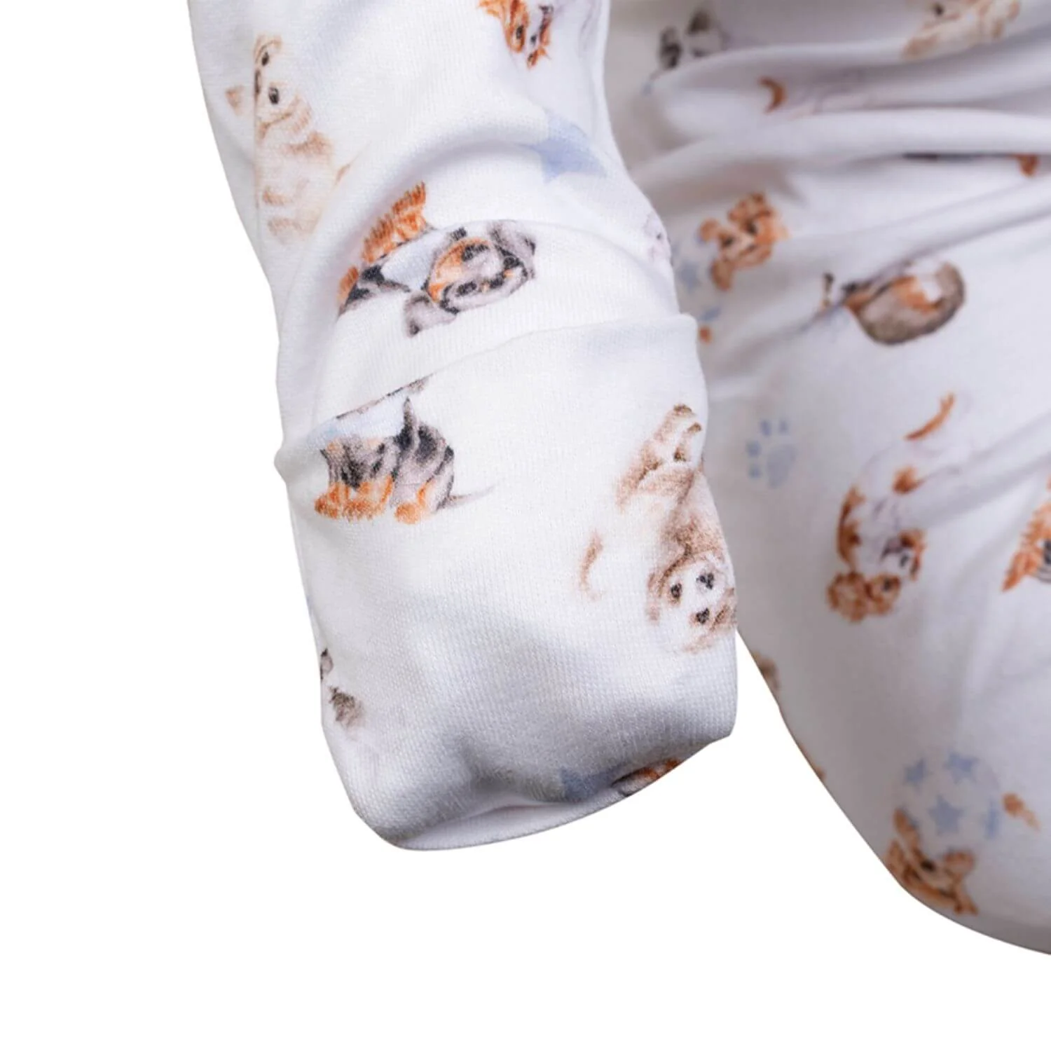 Wrendale Designs Little Wren Little Paws Printed Babygrow - 3-6 Months - Image 3