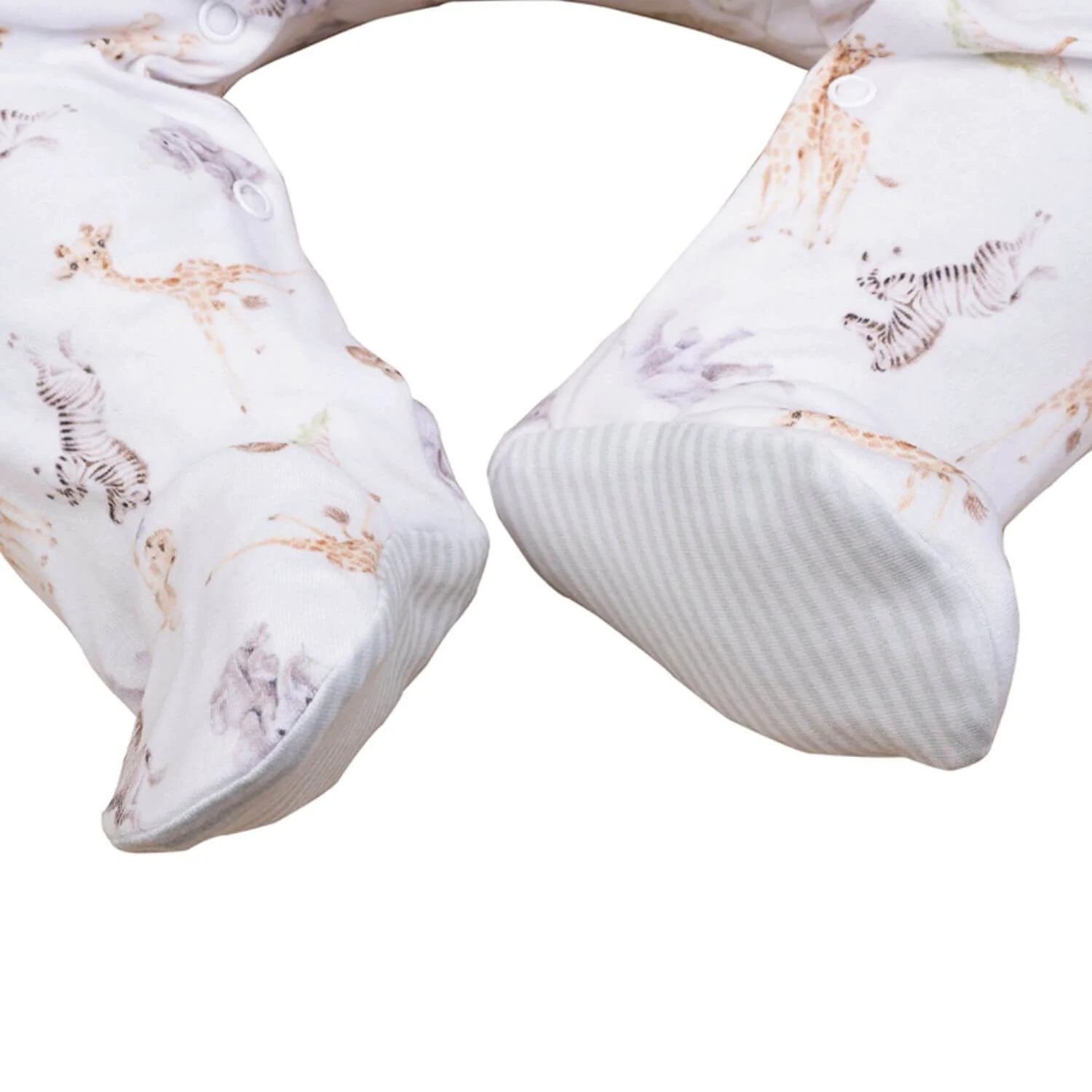 Wrendale Designs Little Wren Little Savannah Printed Babygrow - 3-6 Months - Image 5