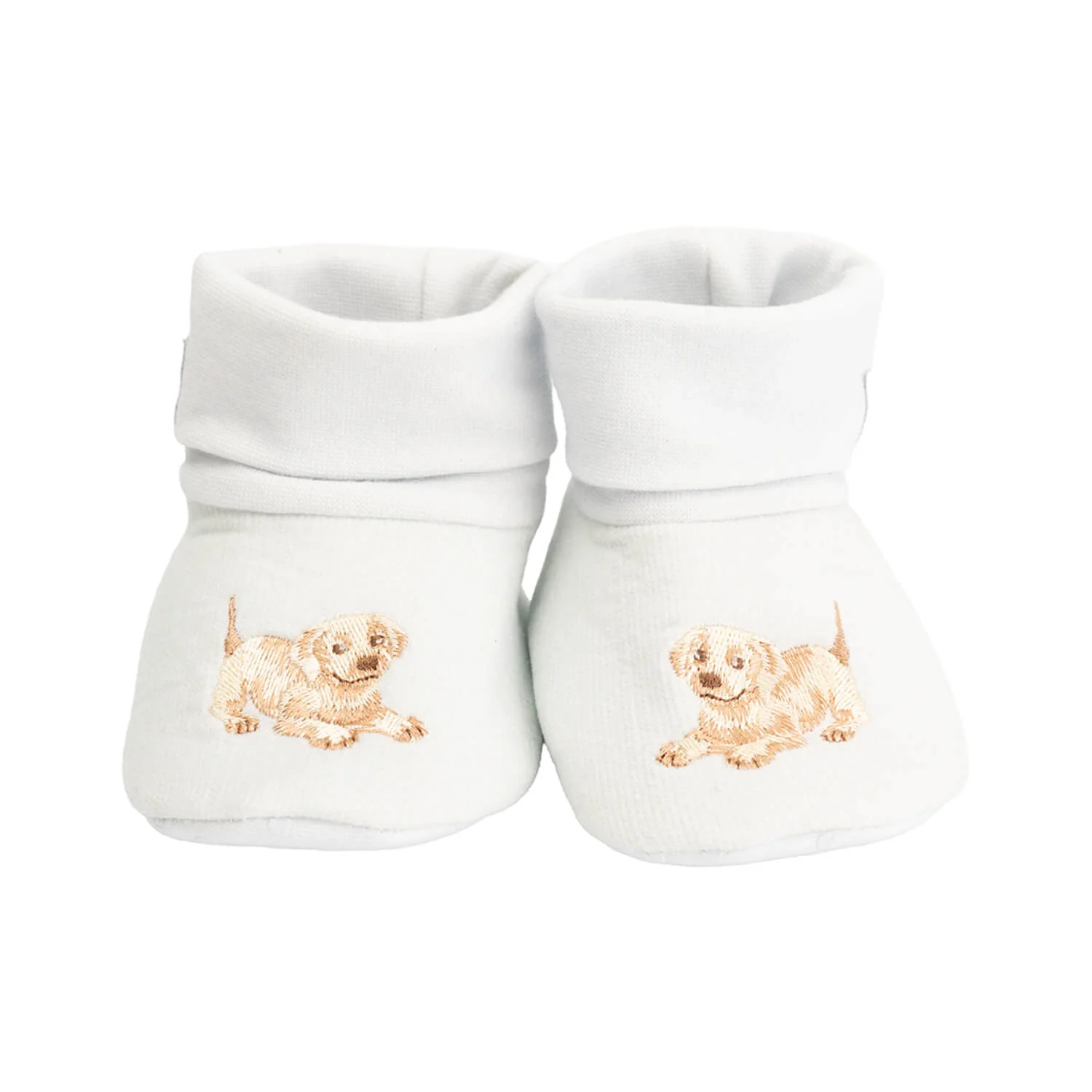 Wrendale Designs Little Wren Embroidered Baby Booties - Little Paws - Image 3