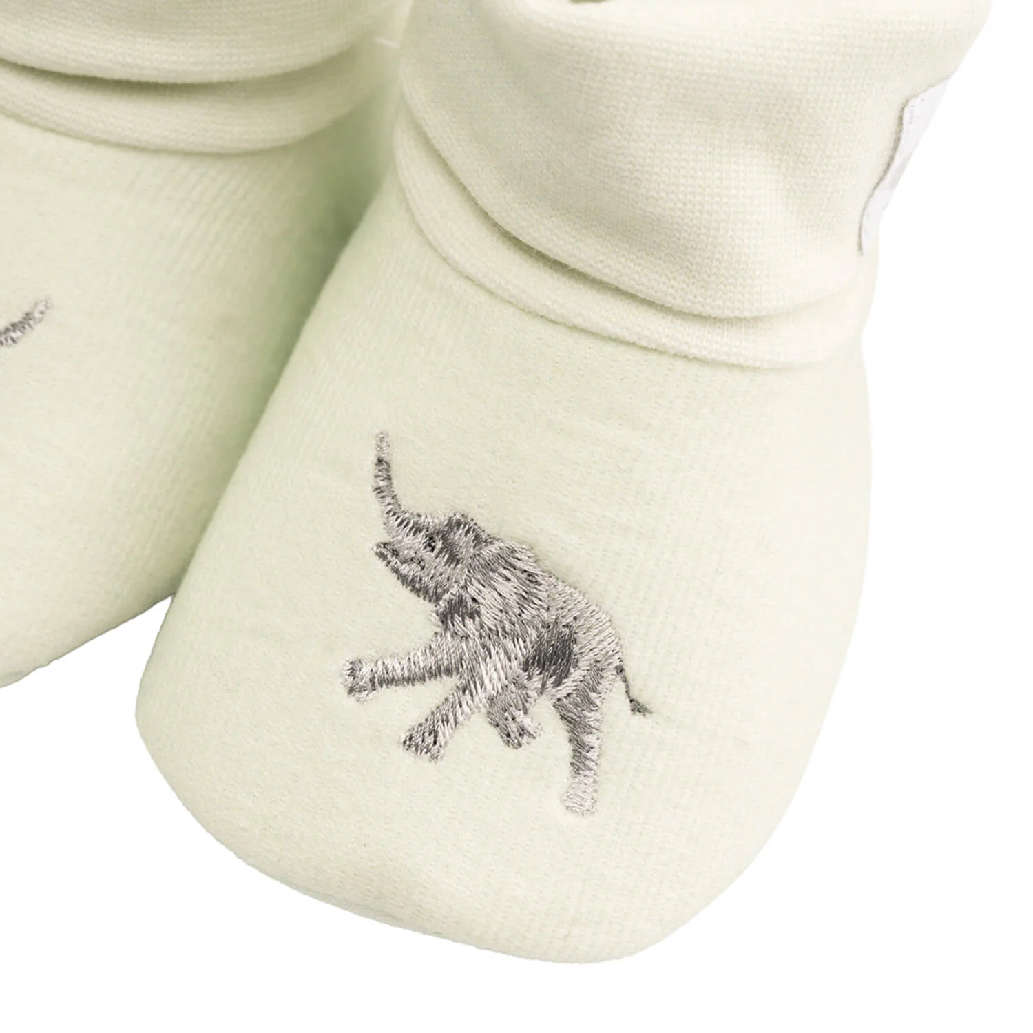 Wrendale Designs Little Wren Embroidered Baby Booties - Little Savannah - Image 2