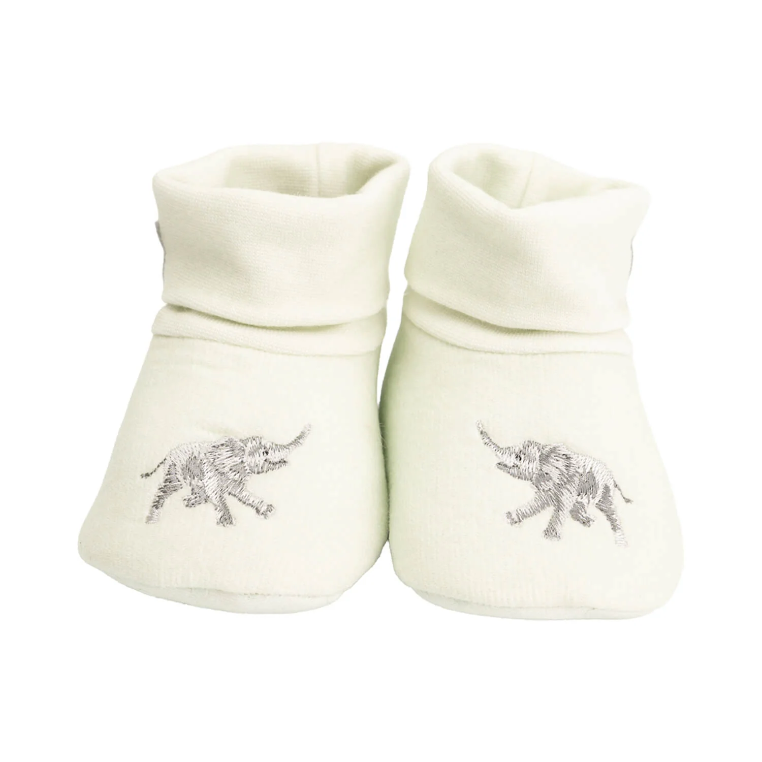 Wrendale Designs Little Wren Embroidered Baby Booties - Little Savannah - Image 3