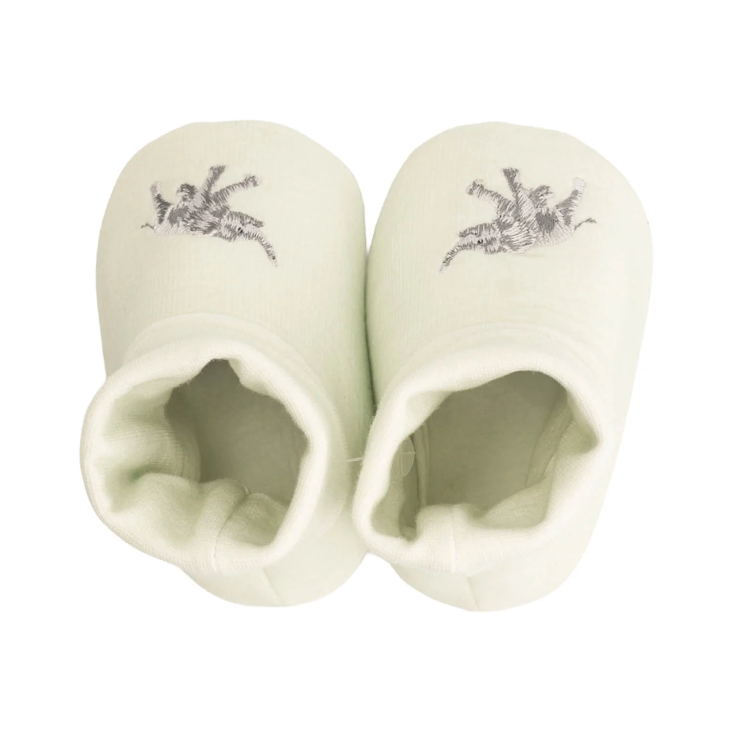 Wrendale Designs Little Wren Embroidered Baby Booties - Little Savannah - Image 6