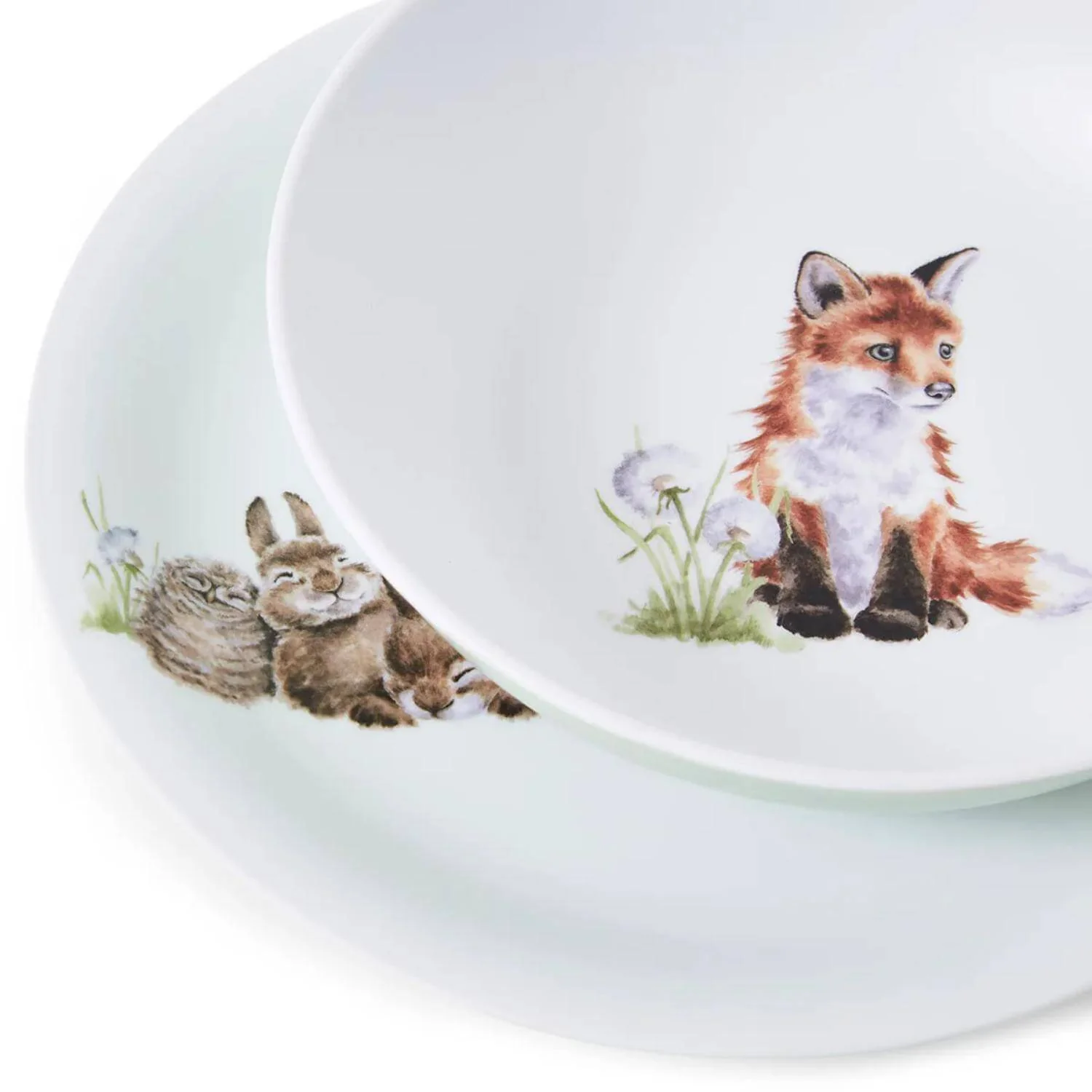Wrendale Designs Little Wren Melamine Plate & Bowl Set - Image 4