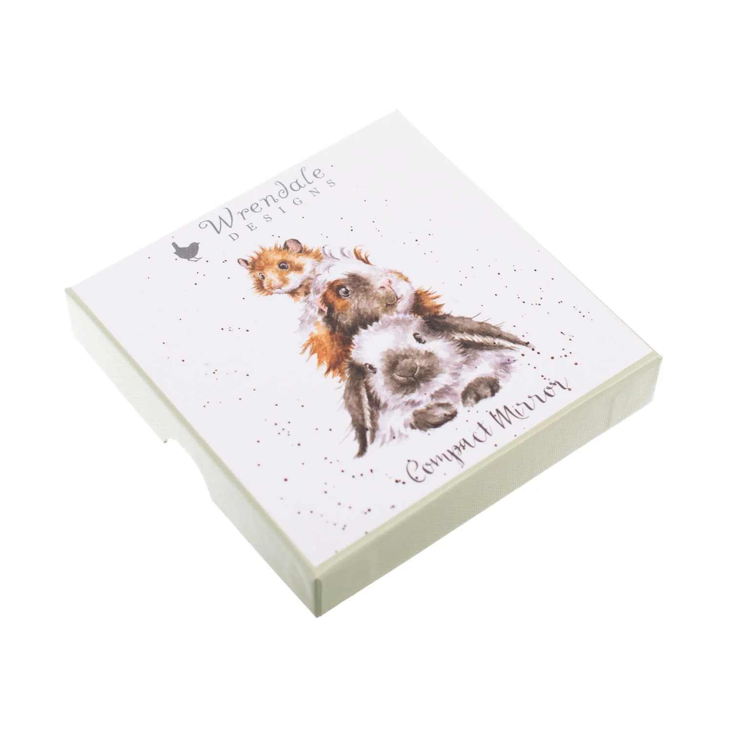 Wrendale Designs by Hannah Dale Compact Mirror - Piggy in the Middle - Image 3