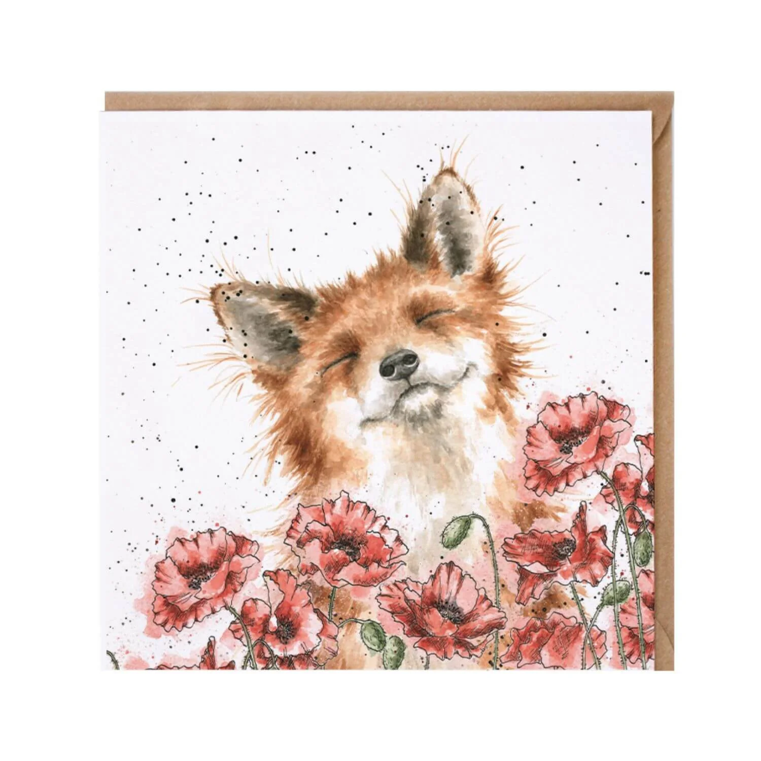 Wrendale Designs by Hannah Dale Card - Poppy Field