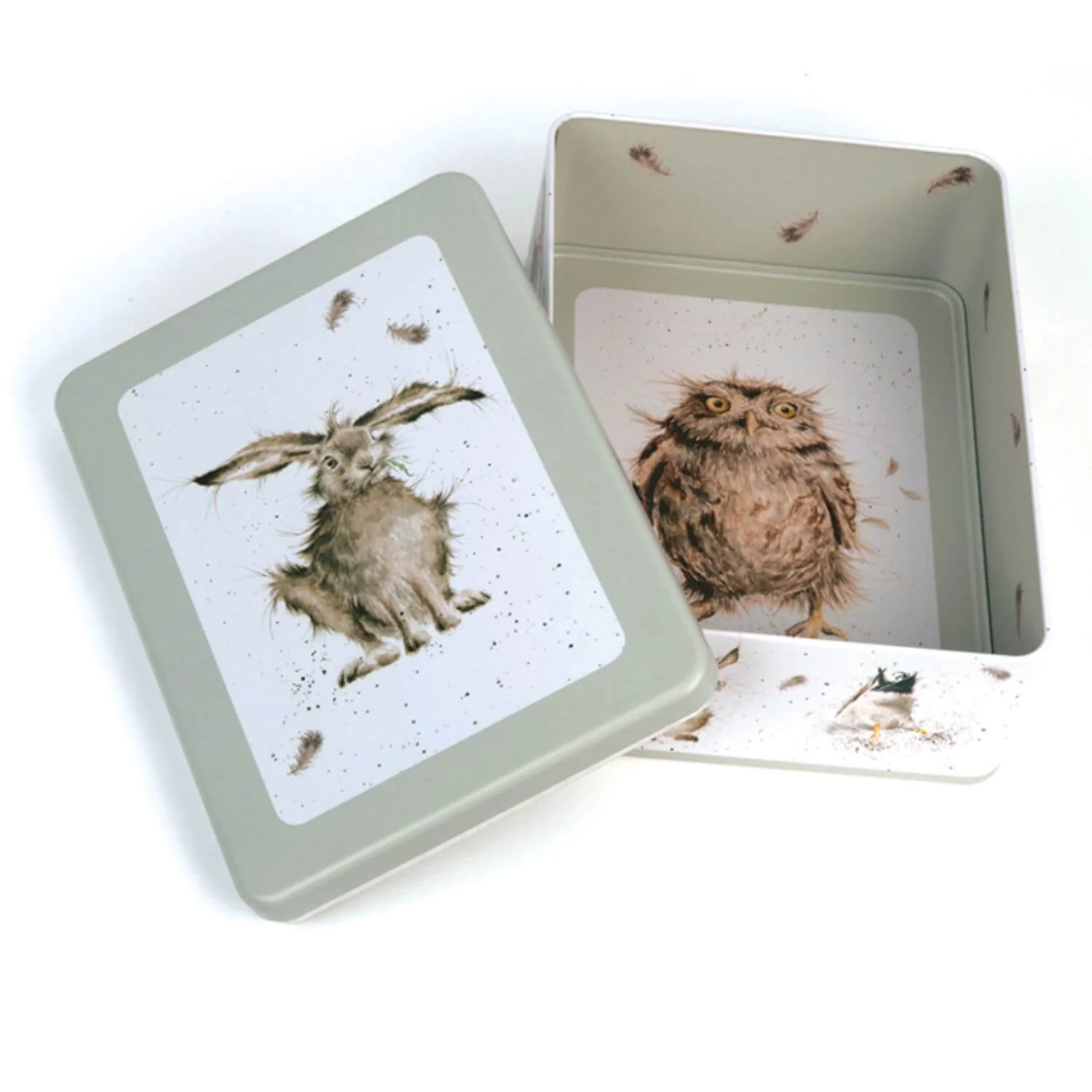 Wrendale Designs Rectangular Tin - Hare