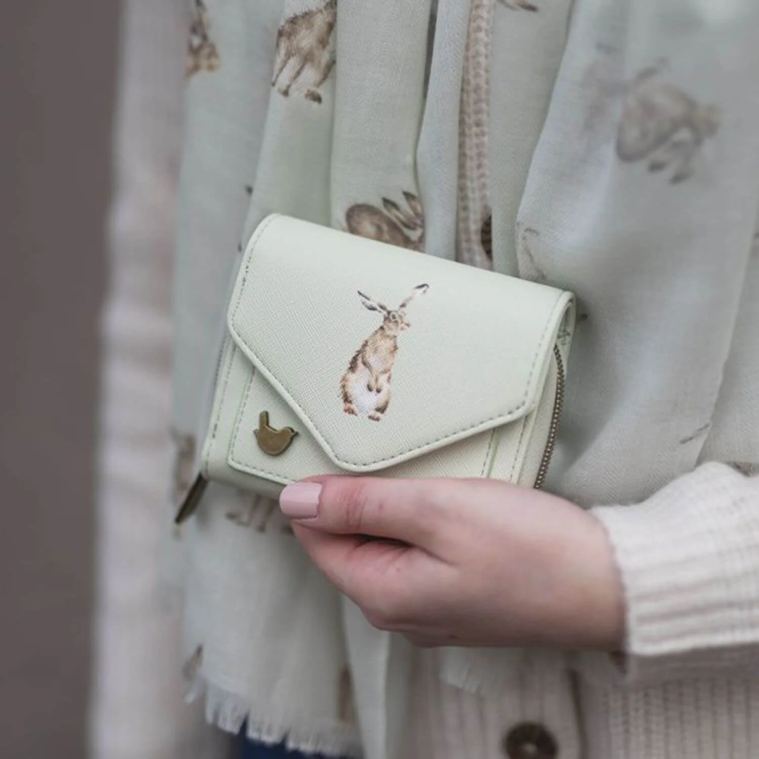 Wrendale Designs Small Purse - Hare Brained - Image 5