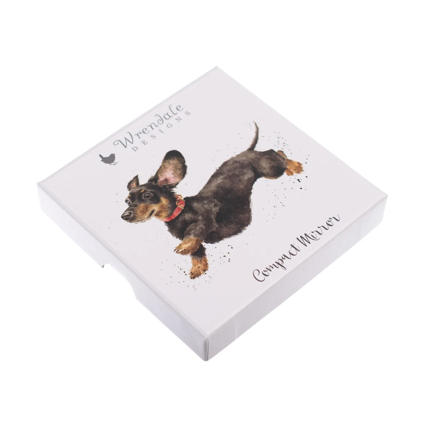 Wrendale Designs by Hannah Dale Compact Mirror - That Friday Feeling Dachshund - Image 3