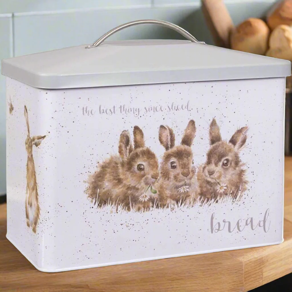 Wrendale Designs by Hannah Dale Bread Bin - Welsh Bunnies - Image 3