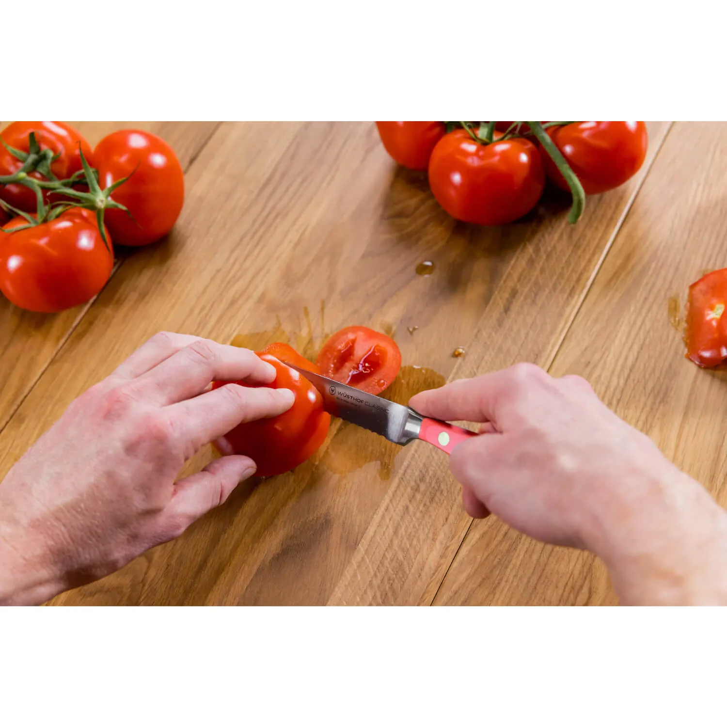Wusthof Classic 20cm Chefs Knife - Coral Peach - Image 4