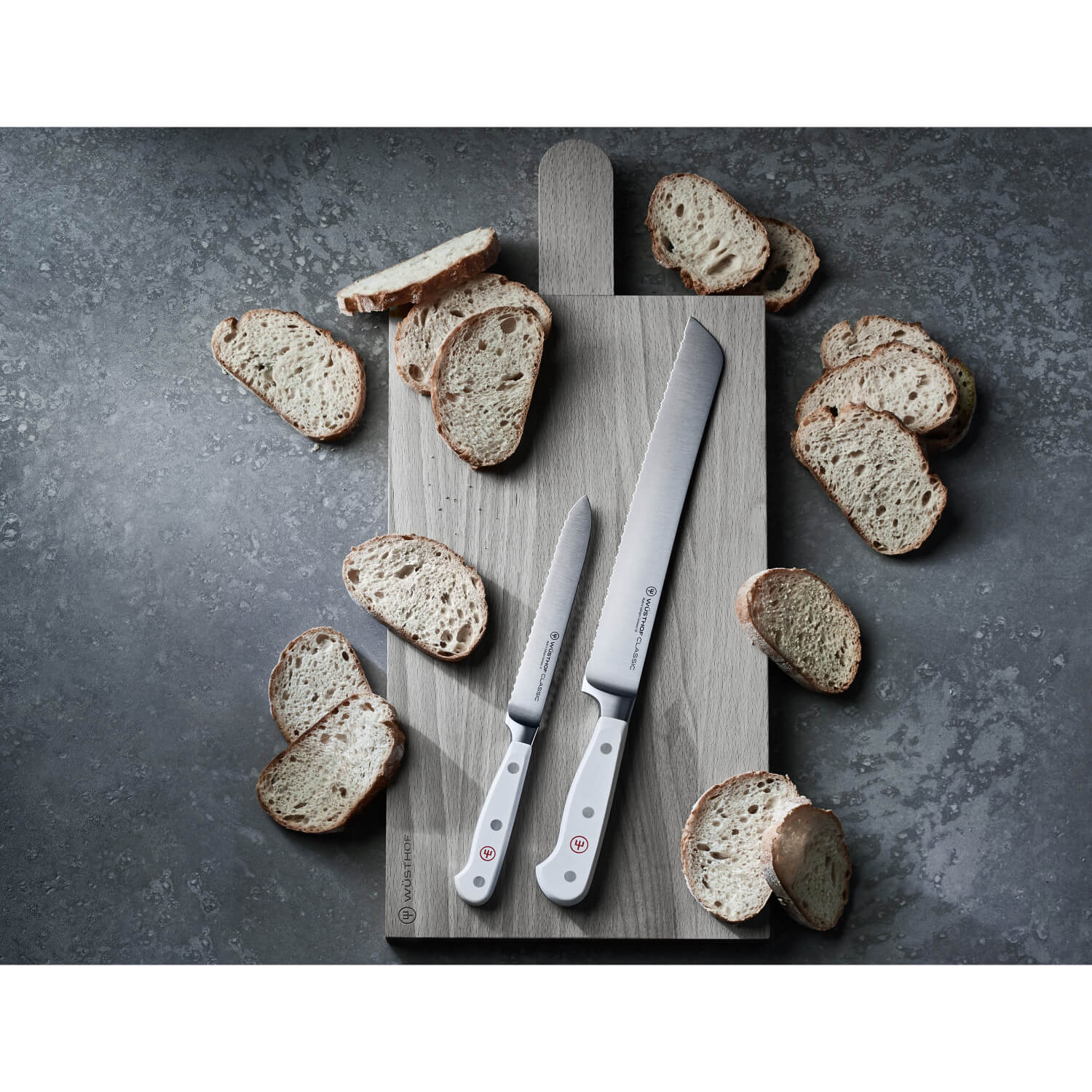 Wusthof Classic 23cm Bread Knife - White - Image 2