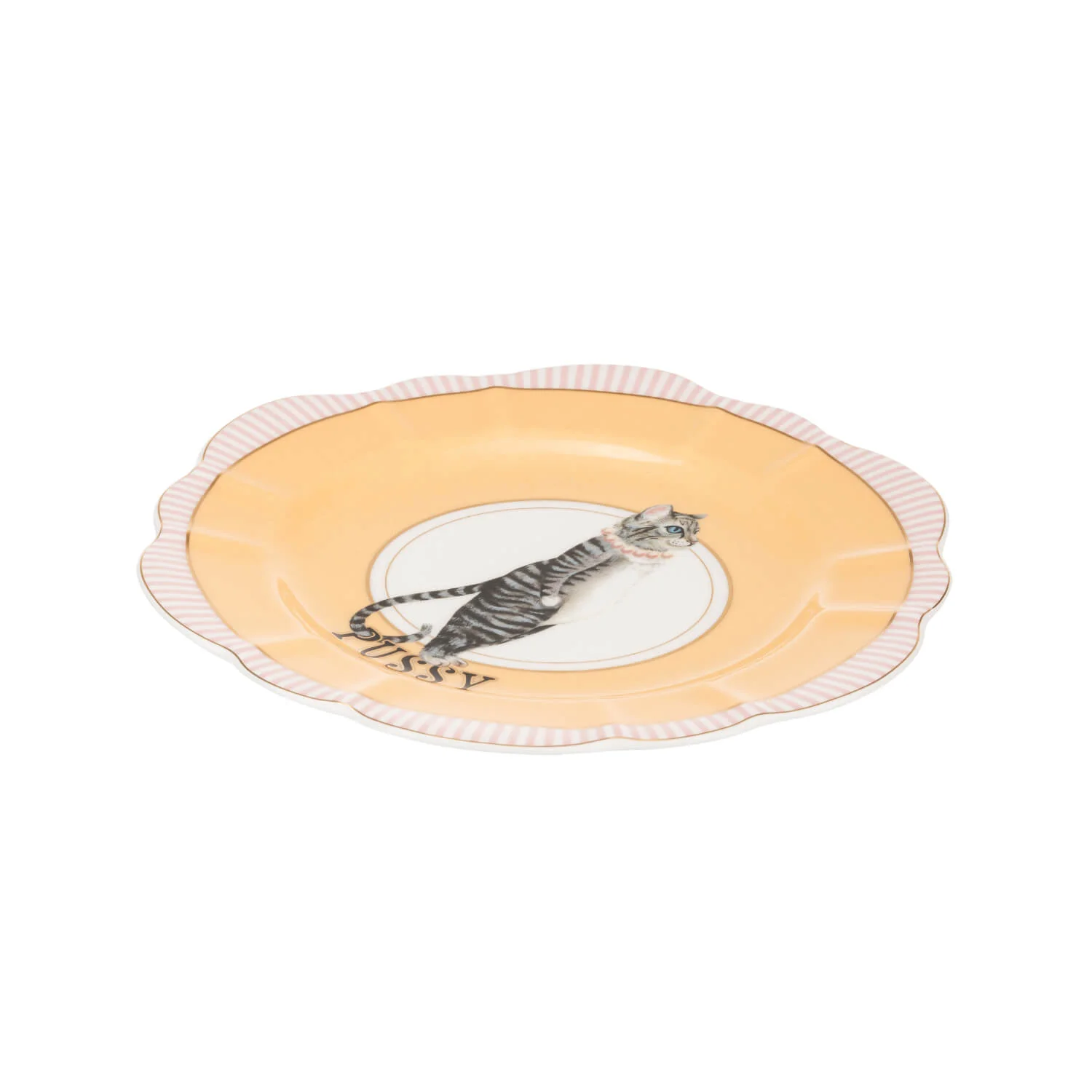 Yvonne Ellen 23cm Fine China Flower Plate - Pussy - Image 2