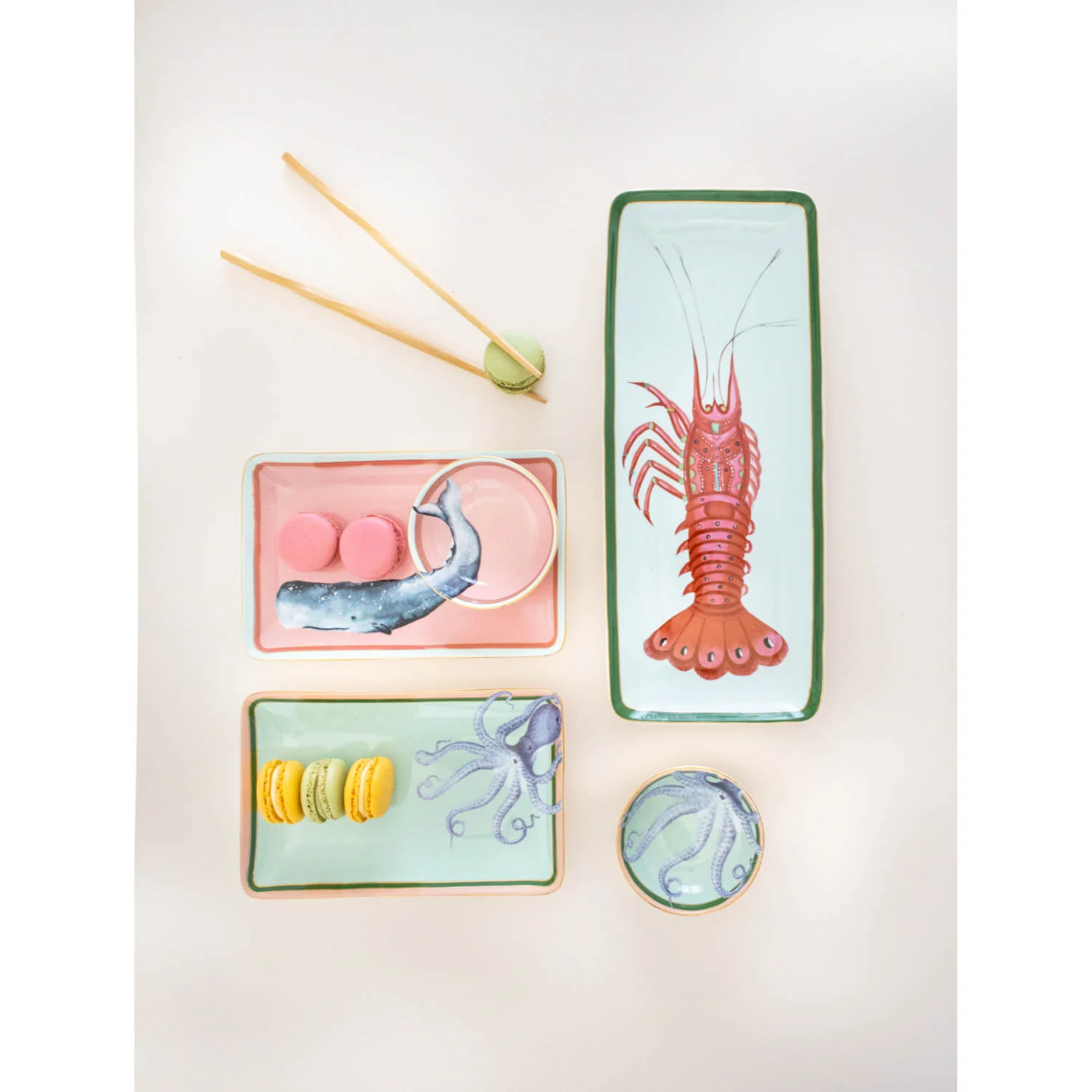 Yvonne Ellen 32cm China Serving Plate - Lobster - Image 3