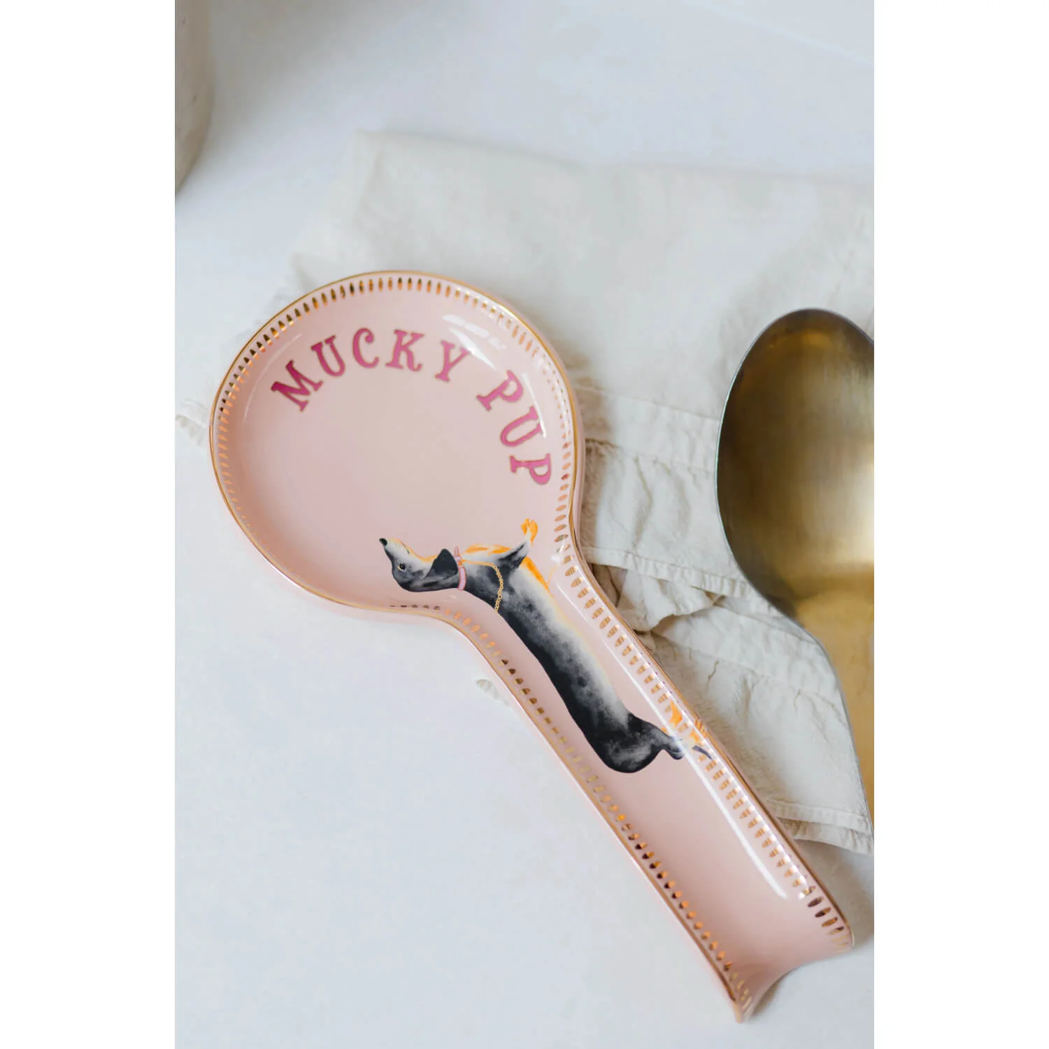 Yvonne Ellen Fine China Spoon Rest - Doggie - Image 5