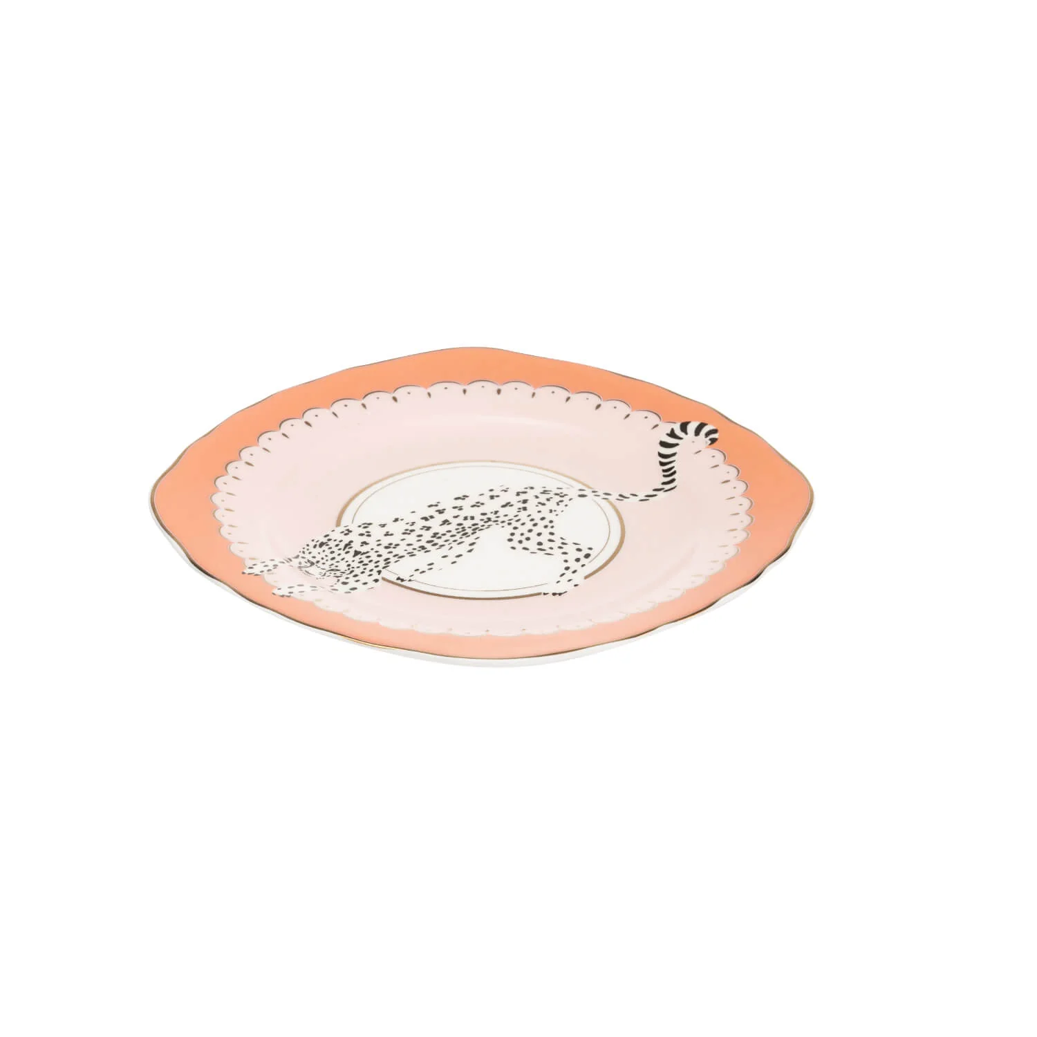 Yvonne Ellen Fine China Tea Plate - Leopard - Image 2