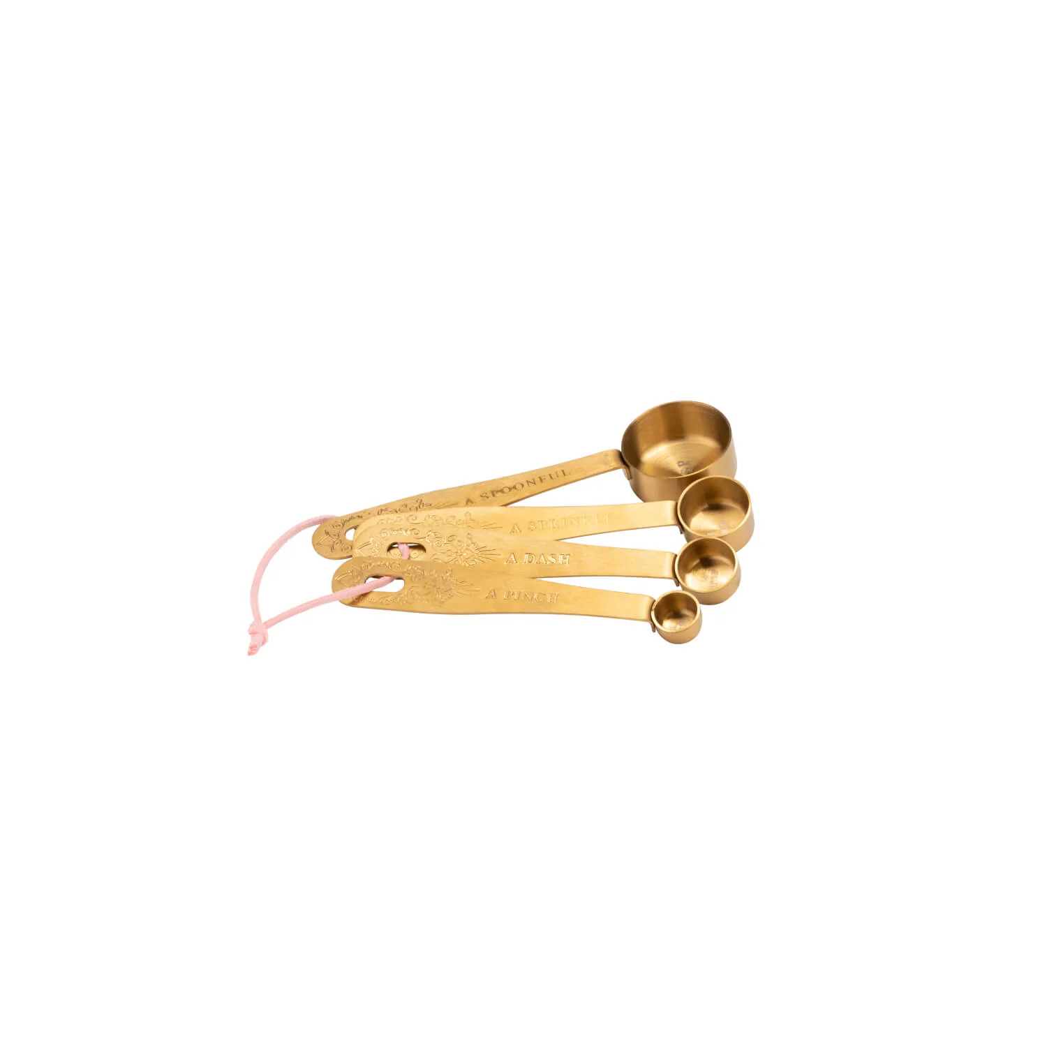 Yvonne Ellen Gold Measuring Spoons - Set Of 4 - Image 2