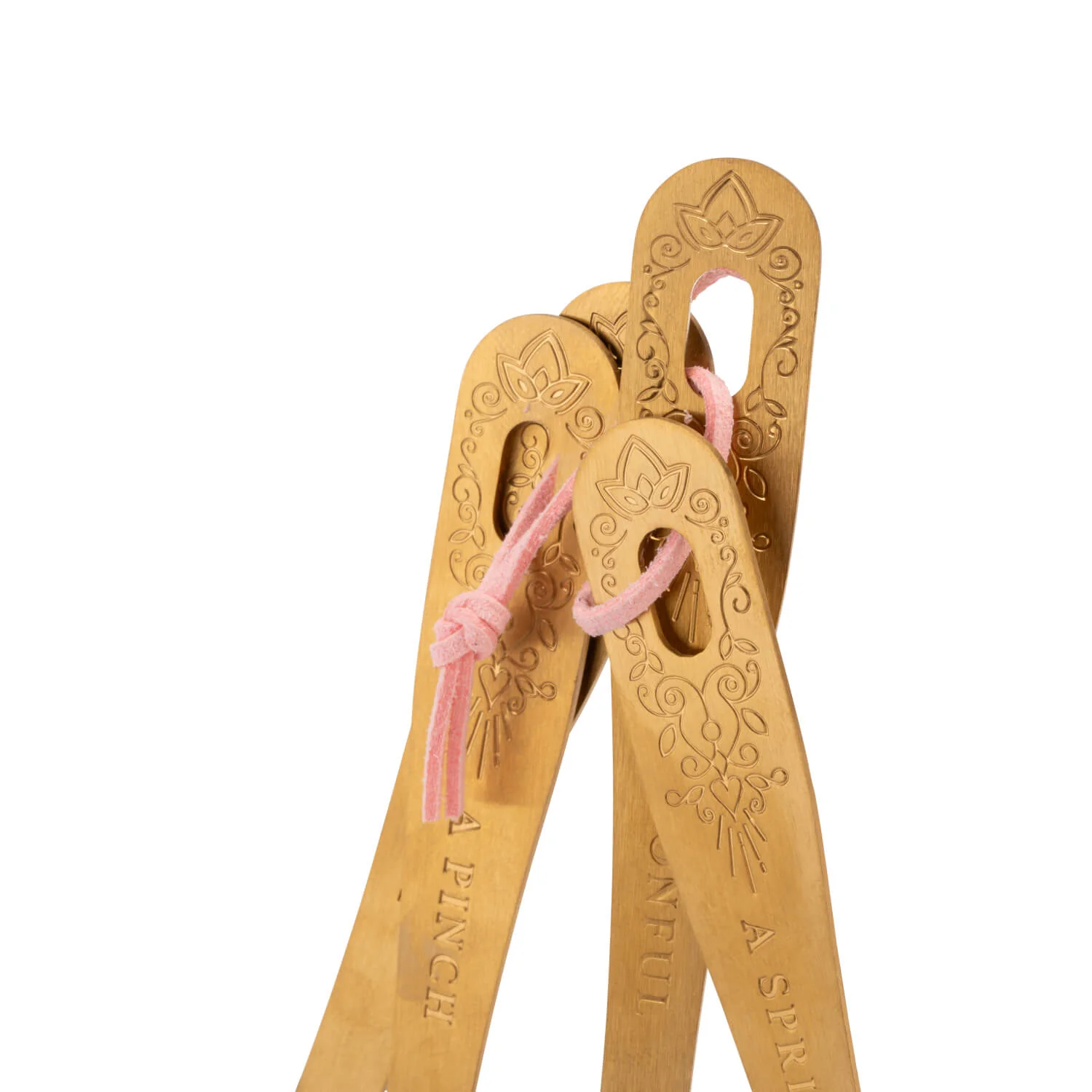 Yvonne Ellen Gold Measuring Spoons - Set Of 4 - Image 3