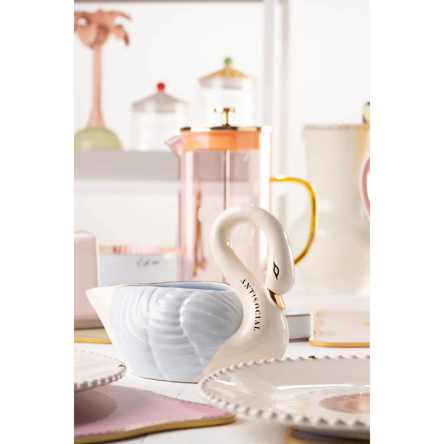 Yvonne Ellen Gravy Boat - Swan - Image 3