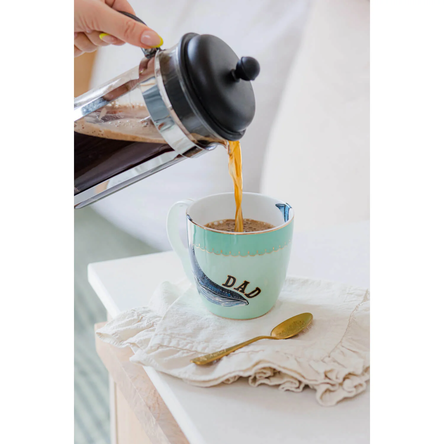 Yvonne Ellen Large Bone China Mug - Octopus - Image 6